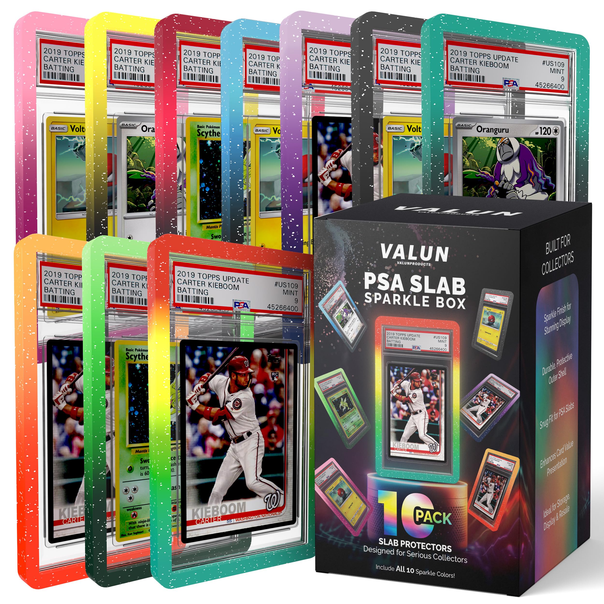 VALUN 10 PSA Slab Protectors Fits PSA