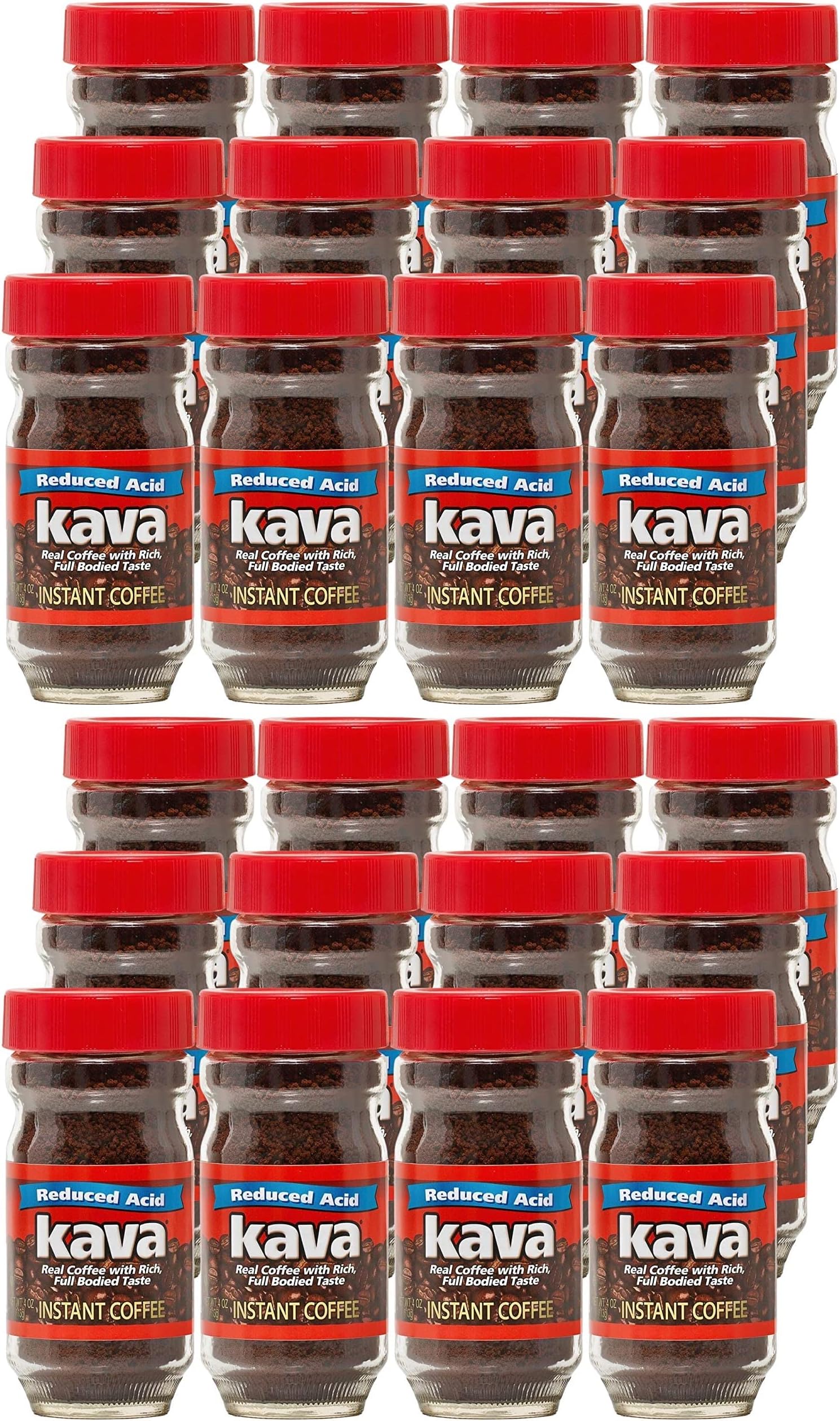 Instant Coffee, Acid Reduced, 4 Ounce (Pack of 24)