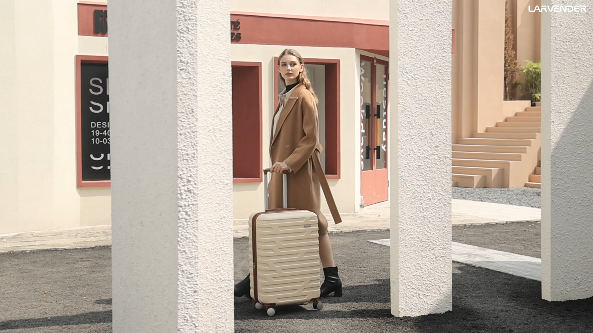 Amazon.com | LARVENDER Luggage Sets 3 Piece, Hardside 20 Inch