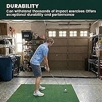 Vista 5 de Sports Netting,Golf Practice Net Hitting Net with 33Feet Nylon Rope Also for Baseball, Hockey, Soccer, LAX and More