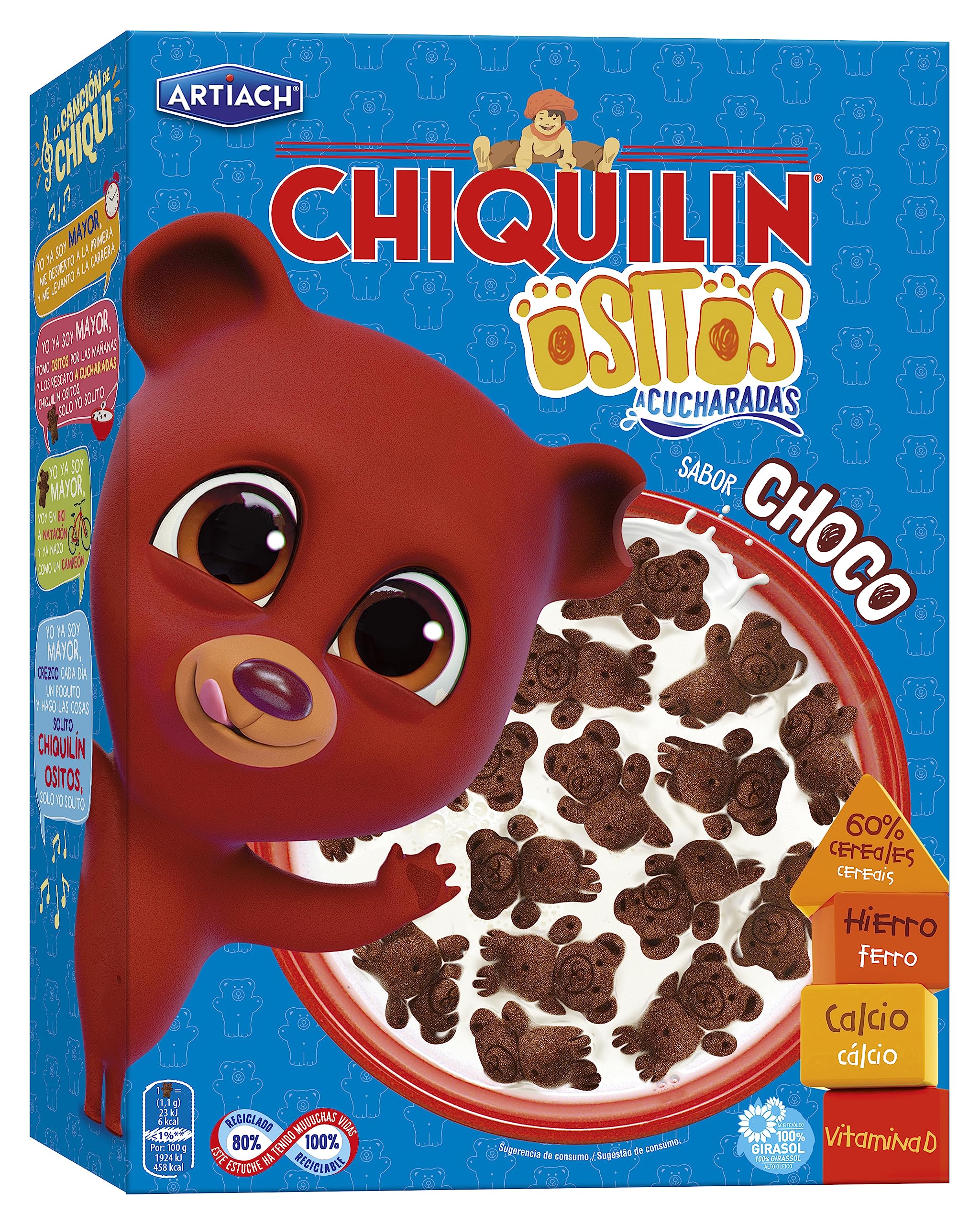 Artiach Chiquilín Ositos Choco 320g - 1