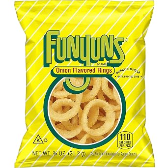 Funyuns Onion Flavored Rings, 0.75oz Bags 10 count