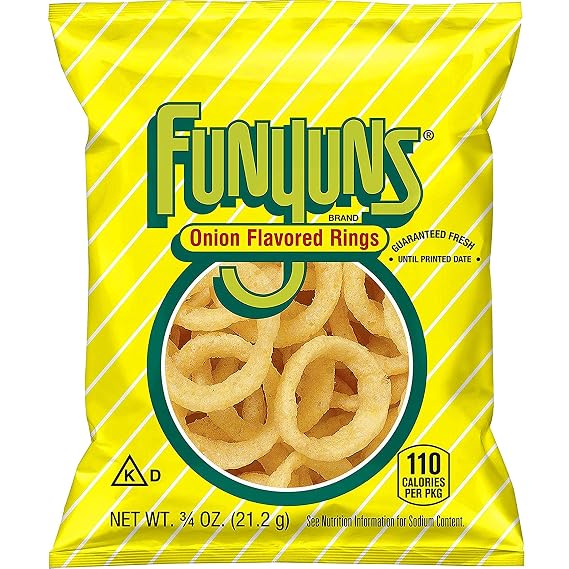 Funyuns Onion Flavored Rings, 0.75oz Bags 10 count
