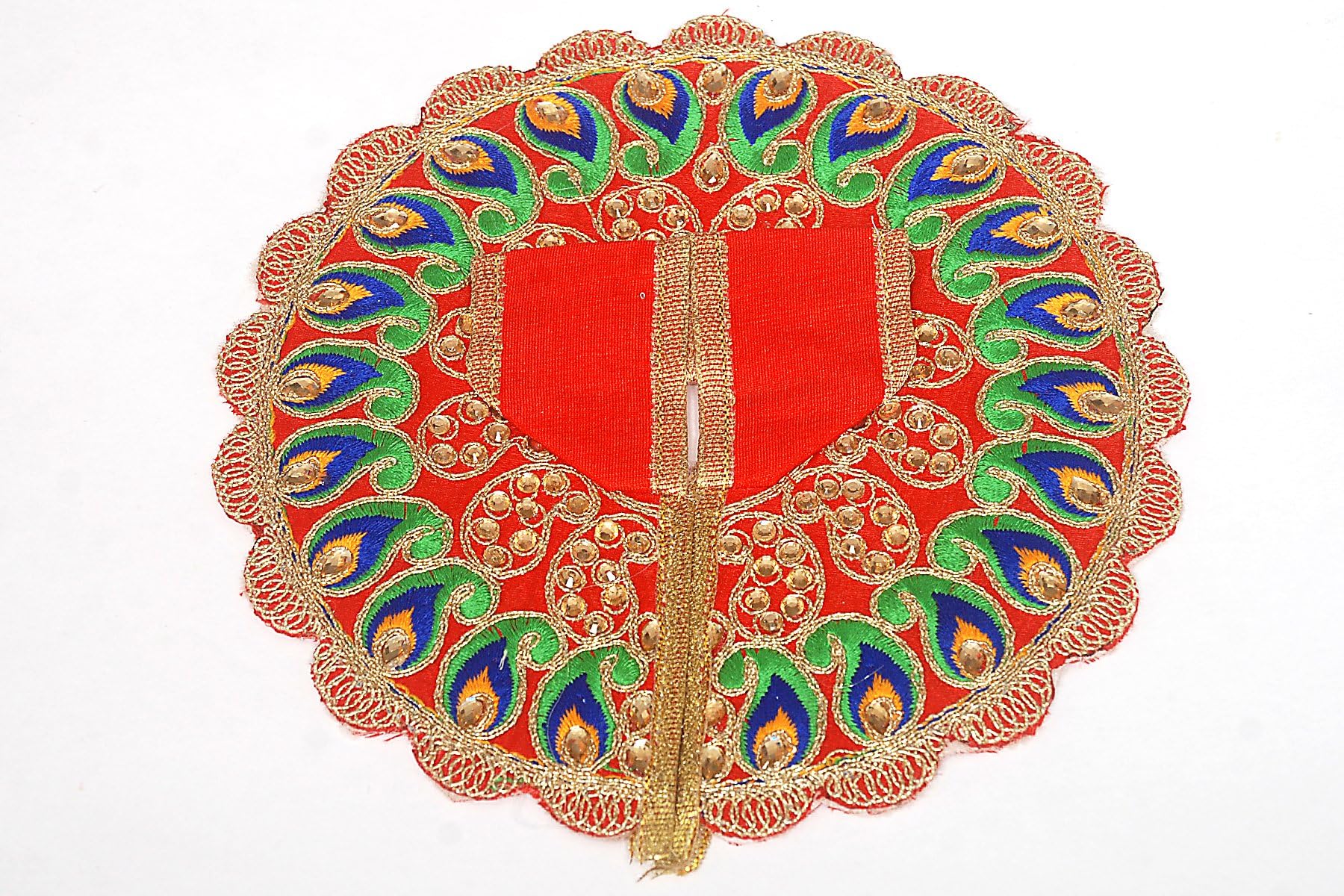 Rambha Attractive Readymade Dress/God Cloths/Bhagwaan Vastra/Poshakhs/Religious/Laddu Gopal Dress Idol Decoration (Size 4)