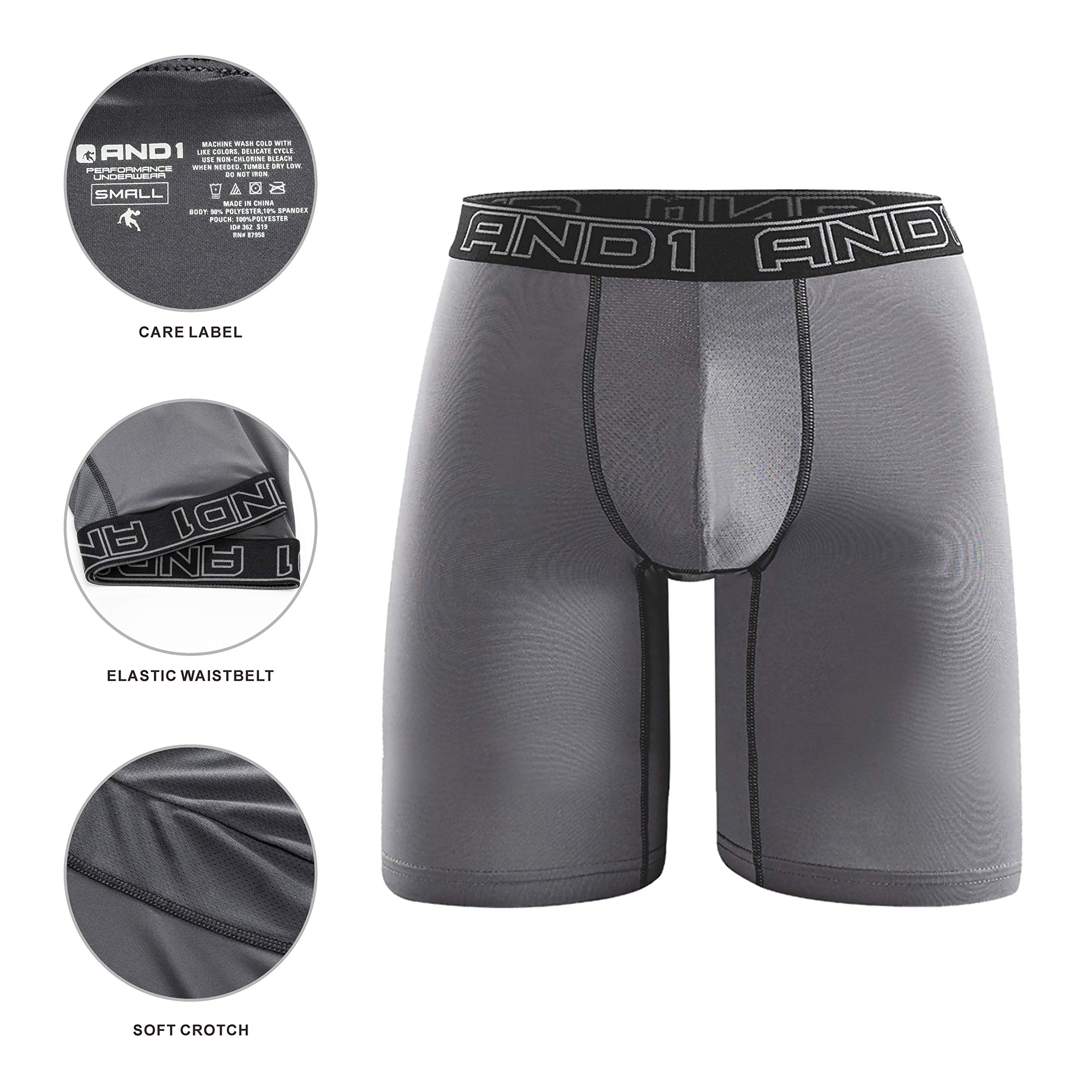 Boxer Uomo Pacco da 5 Boxershort Intimo Slip Traspiranti Cotone Elast Mutande Boxer Brief Comodo Morbido Pantaloncini