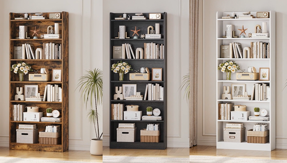 Amazon.com: Yaheetech 7-Tier Open Bookcase and Bookshelf, Modern