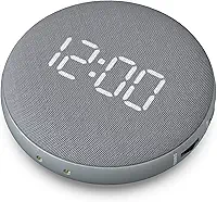 REACHER Despertador super alto para adultos e adolescentes com sono pesado, despertador vibratório embaixo do travesseiro, alimentado por bateria recarregável para viagens, regulagem automática