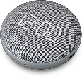 REACHER Despertador super alto para adultos e adolescentes com sono pesado, despertador vibratório embaixo do travesseiro, alimentado por bateria recarregável para viagens, regulagem automática