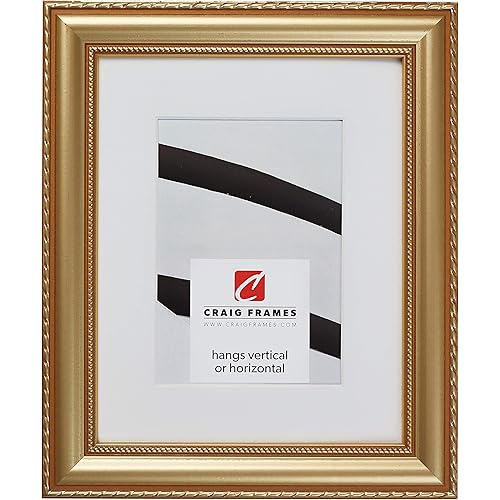 Craig Frames Victoria, 20 x 24 Inch Ornate Gold Picture Frame Matted to Display a 16 x 20 Inch Photo