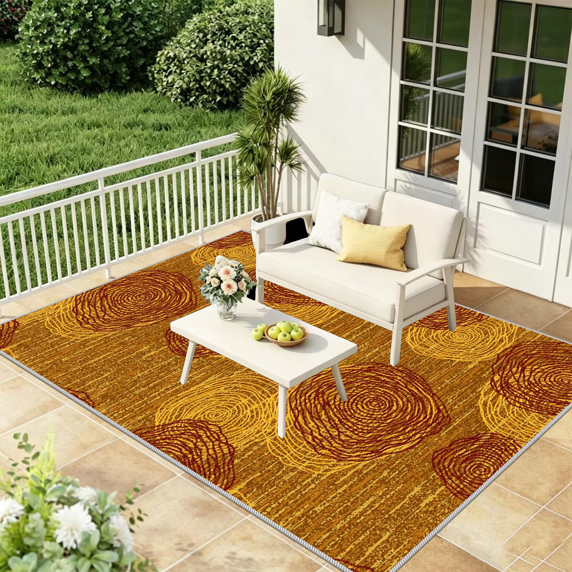 Tapis de salon lavable et antidérapant pour chambre et cuisine 80x100 cm