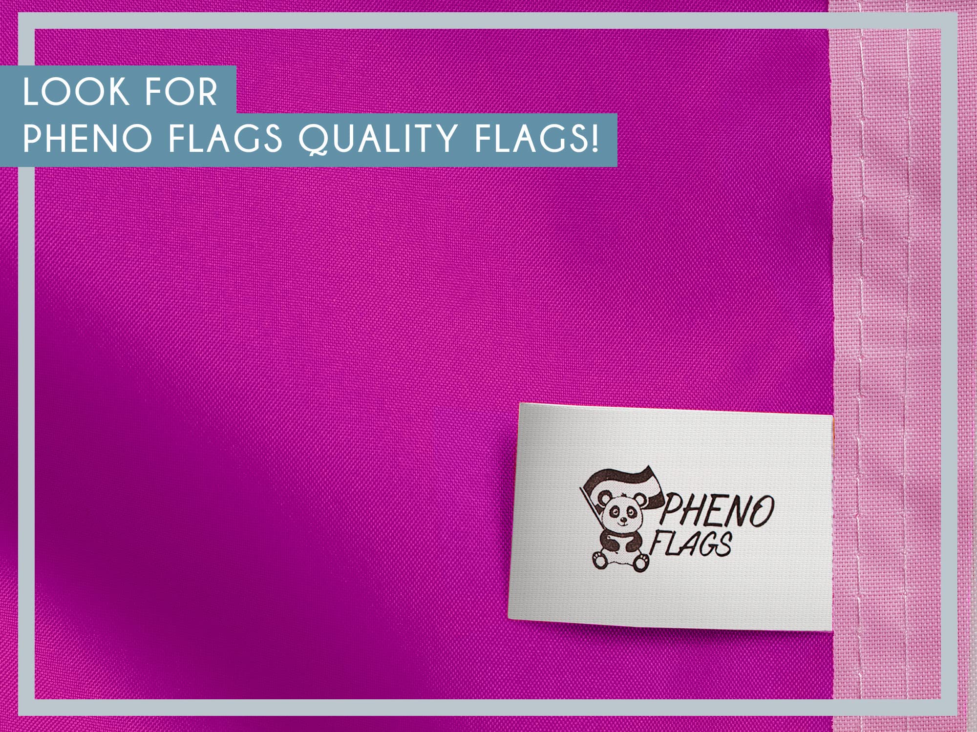PHENO FLAGS Asexual flag - LGBTQIA flag 3x5ft with brass eyelets - weatherproof Pride flag for flagpole - 100% polyester - 90x150cm - Image 4