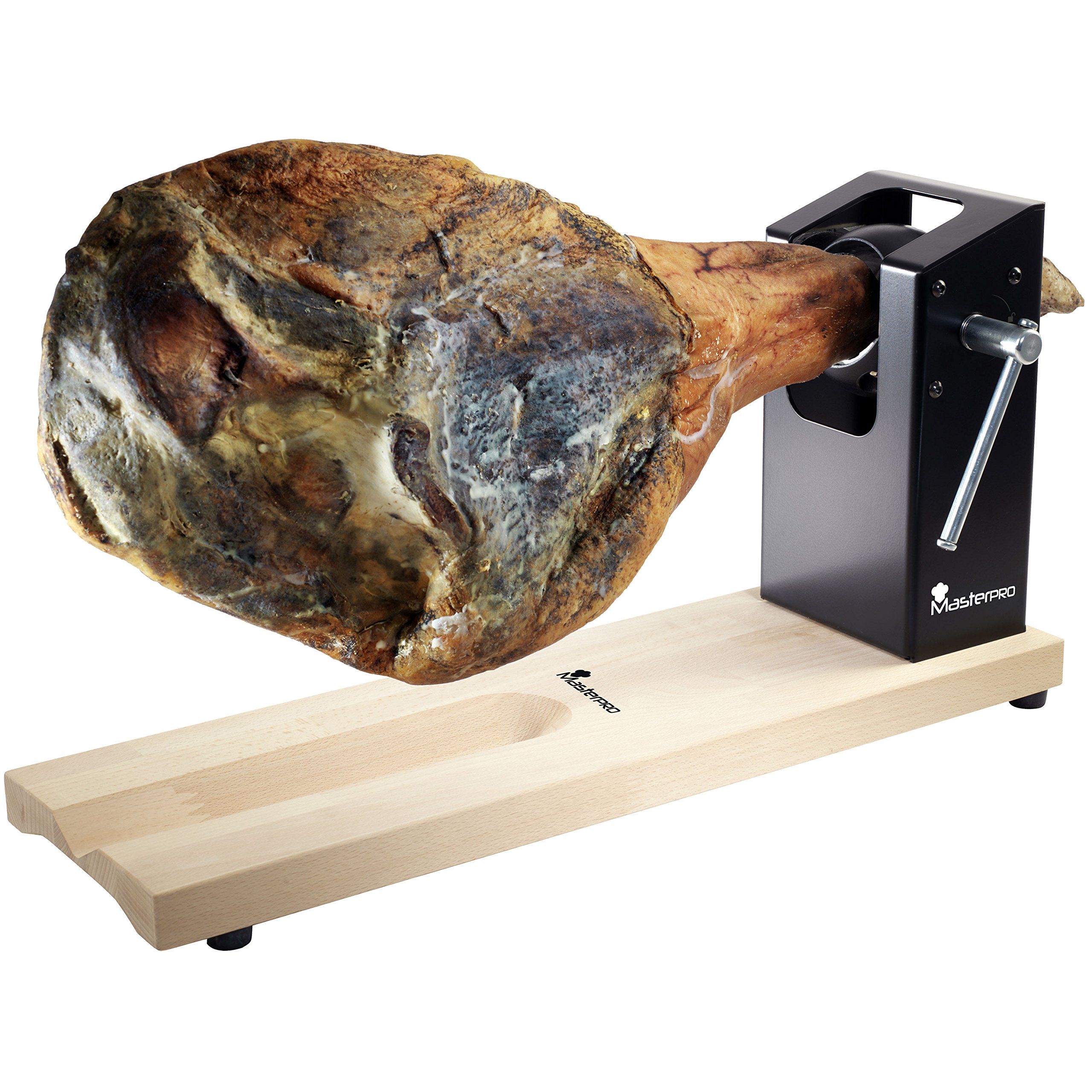 Bergner Masterpro Jamonero, Madera, Negro