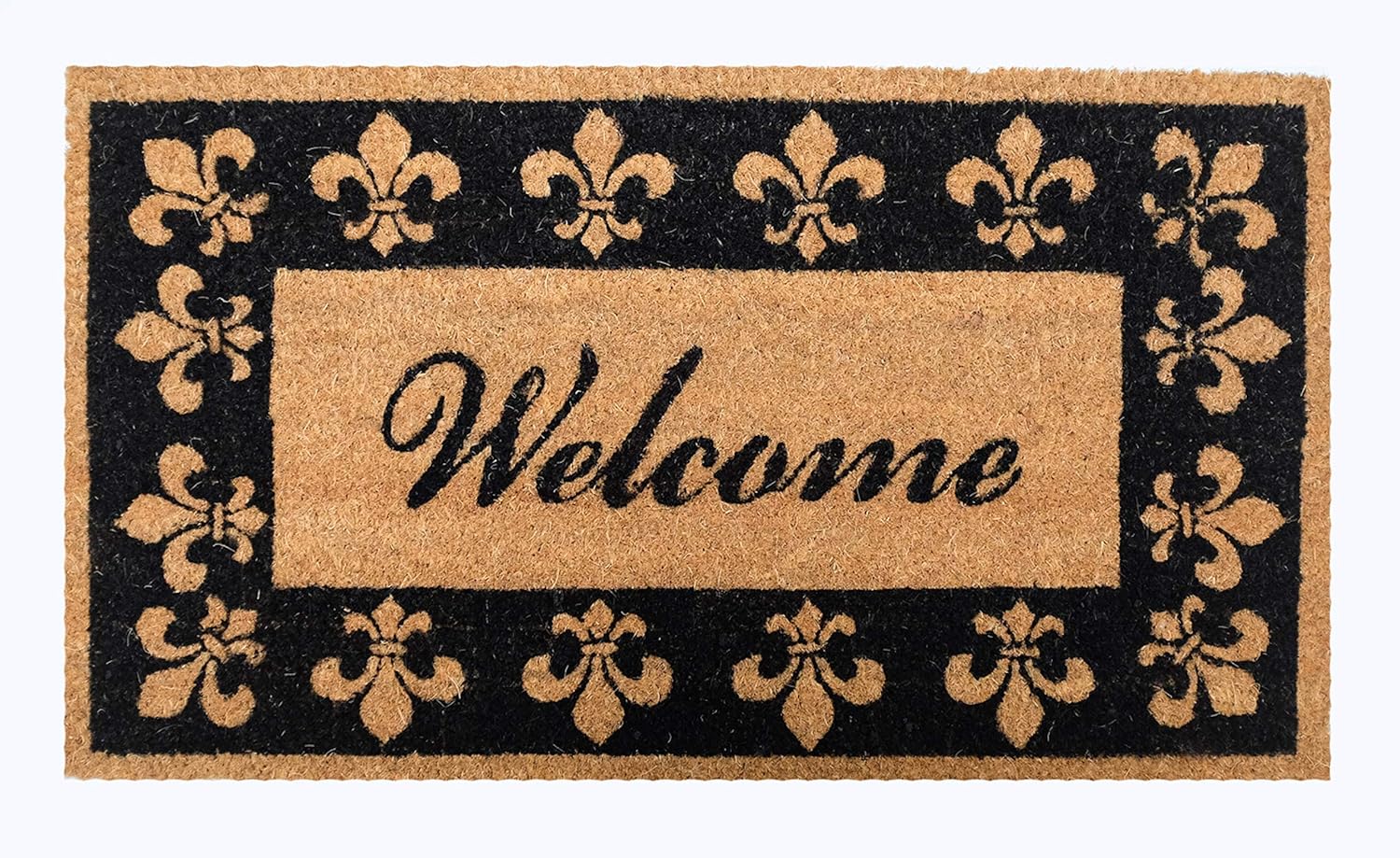 DII Natural Coir Doormat Outdoor Welcome Mat, 17x29, Hello (Pack of 2)