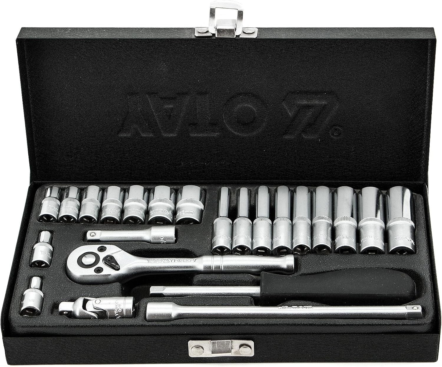 Yato yt-14421 - 23pcs of 1/4 "Tube Set, Chrome