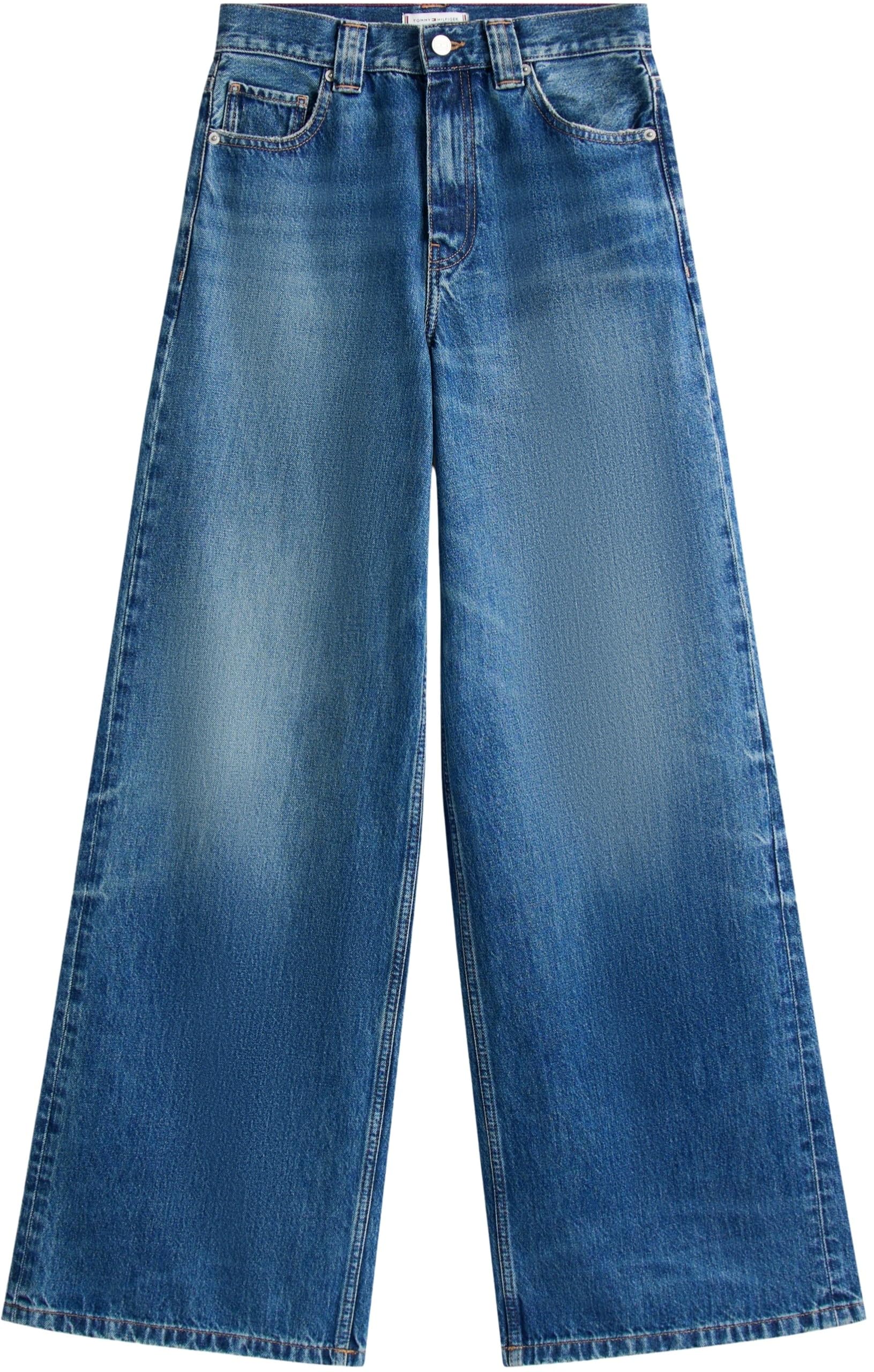 Tommy Hilfiger Dnm Kris 70's Wide Leg HW Ww0ww46731 - Otros Pantalones Vaqueros Mujer
