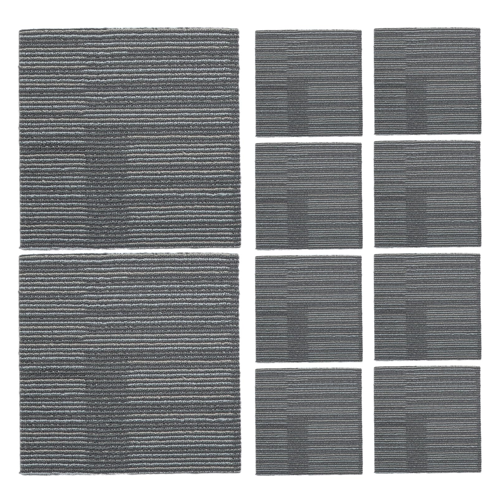 Dalles de moquette antidérapantes et isolantes acoustiques SHINEOFI
