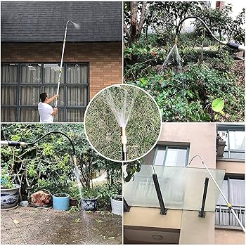 Amazon | Buyplus 12フィート 伸縮式雨どいクリーナー 地面から