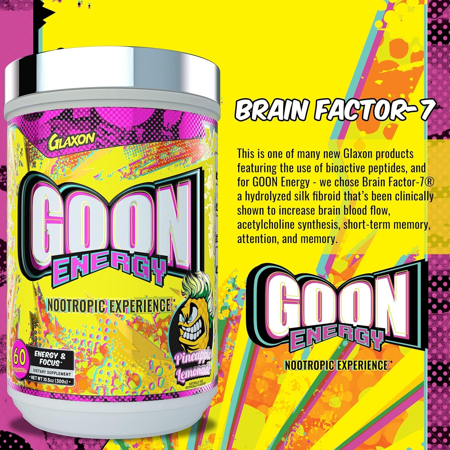 Glaxon Goon Energy - Nootropic and Focus Supplement