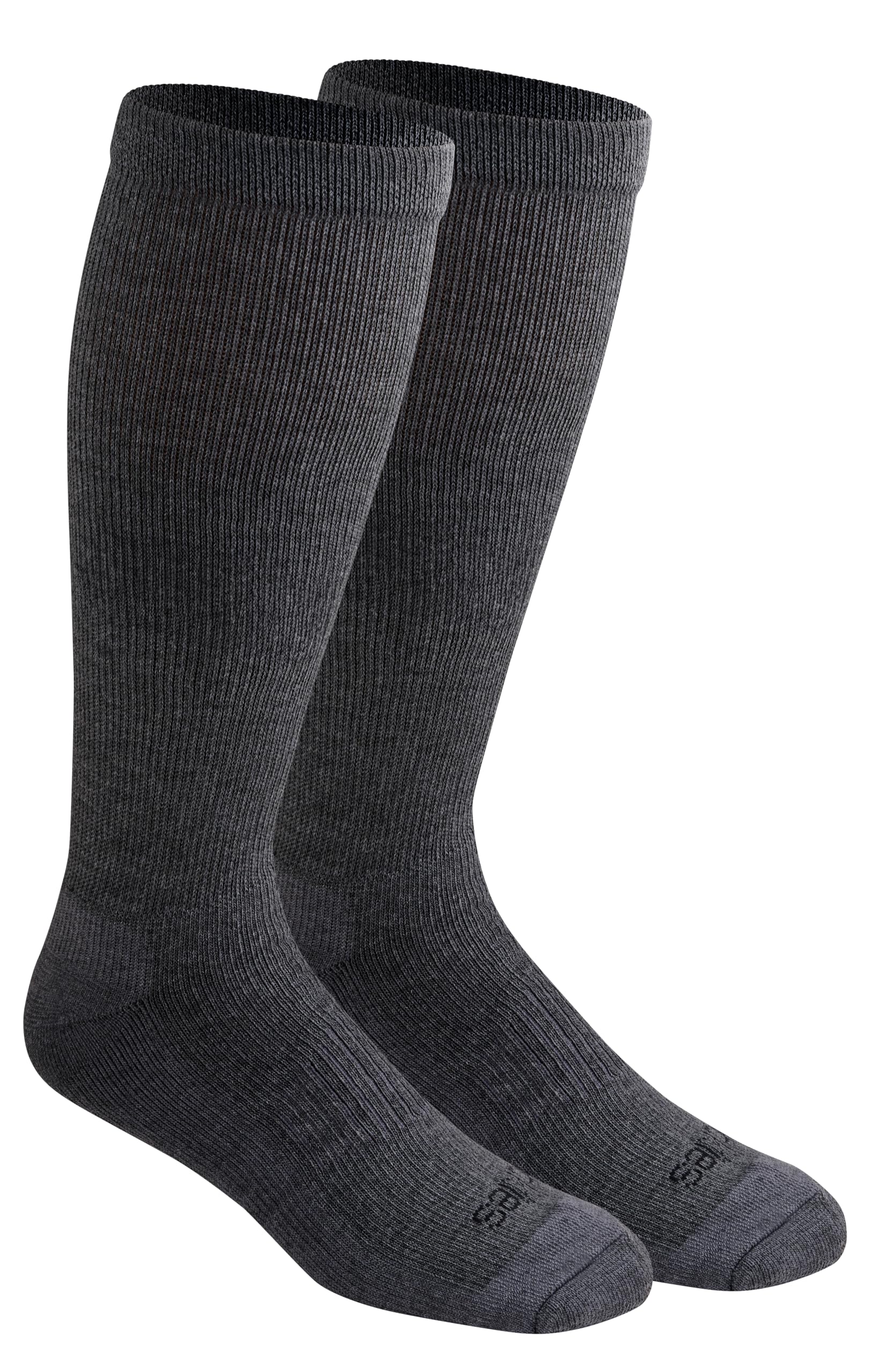 Dickies Men's Light Compression Comfort Over-The-Calf Socks, Available in M-XXL (2, 4, 6 Pairs)