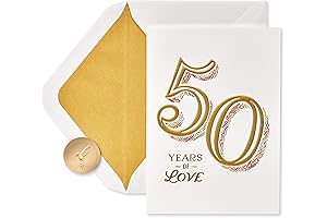 Papyrus 50th Anniversary Card for Couple: Wonderful Memories
