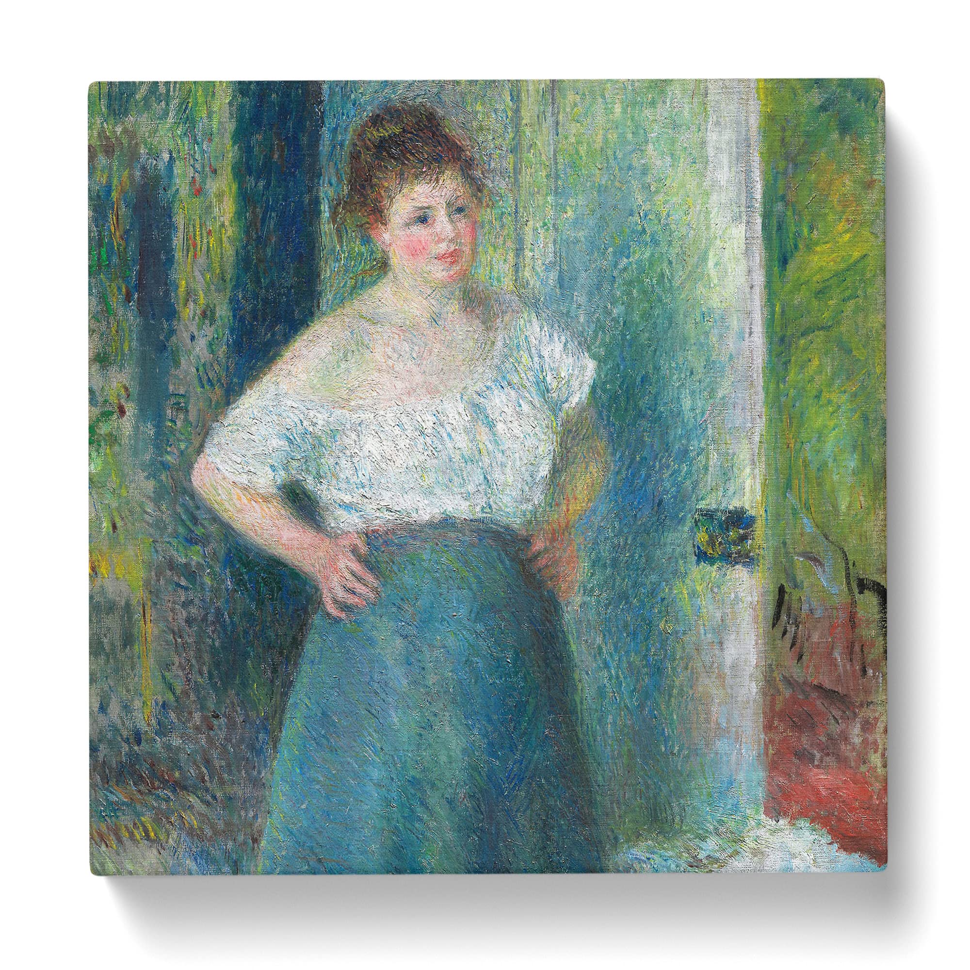The Laundress by Pierre Auguste Renoir Canvas Print, Mixed, 35L x 35W cm - Image 2