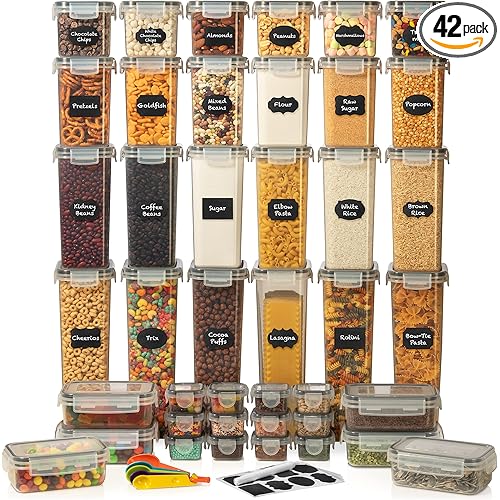 42Pack ClearSpace BPA Free Airtight Food Storage Containers only 20.