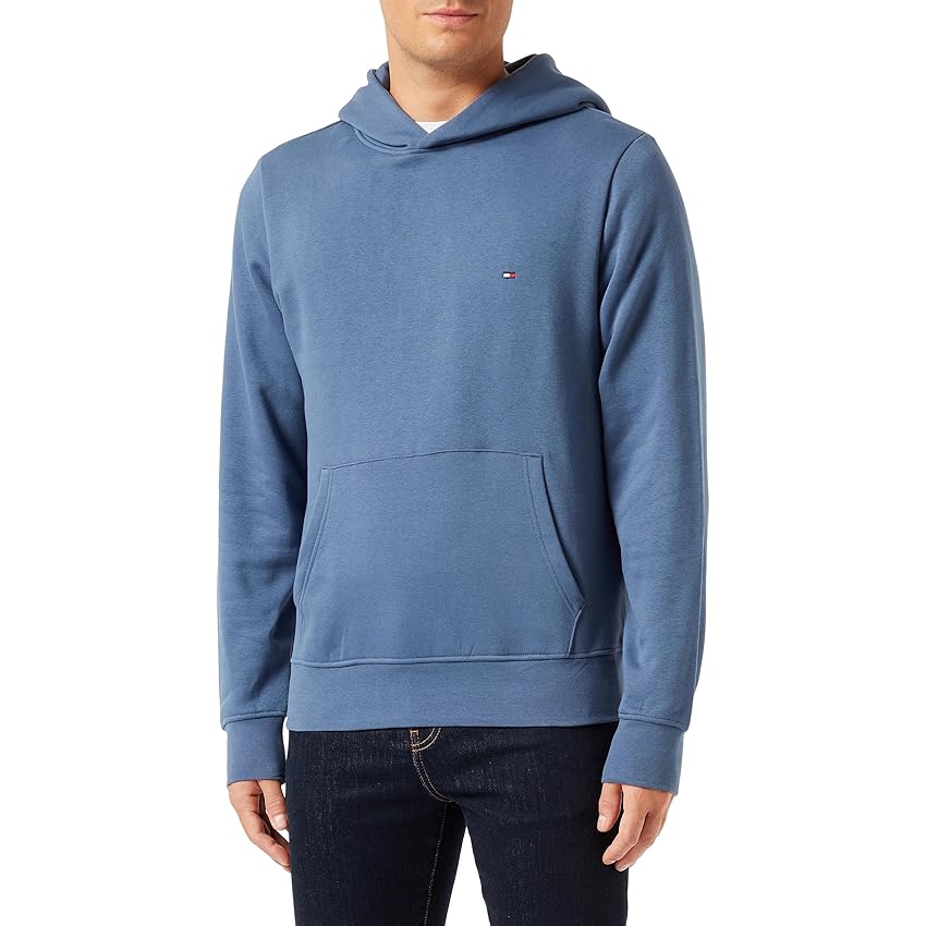 Immagine del prodotto Tommy Hilfiger Felpa con Cappuccio con Logo Im Na Flag Maglie Pesanti, Faded Indigo, S Uomo