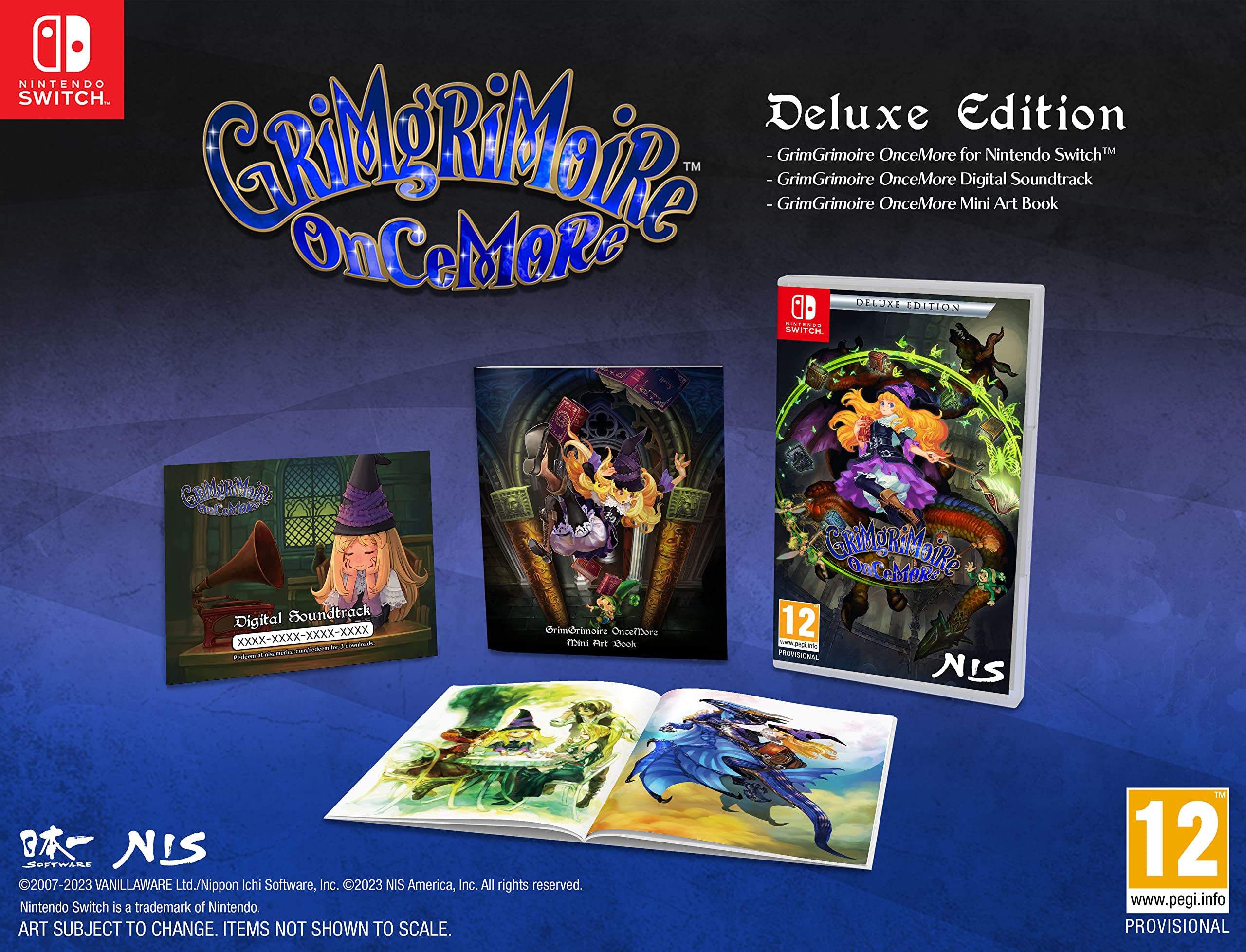 GrimGrimoire OnceMore - Deluxe Edition (Nintendo Switch) : Amazon.co.uk: PC  & Video Games