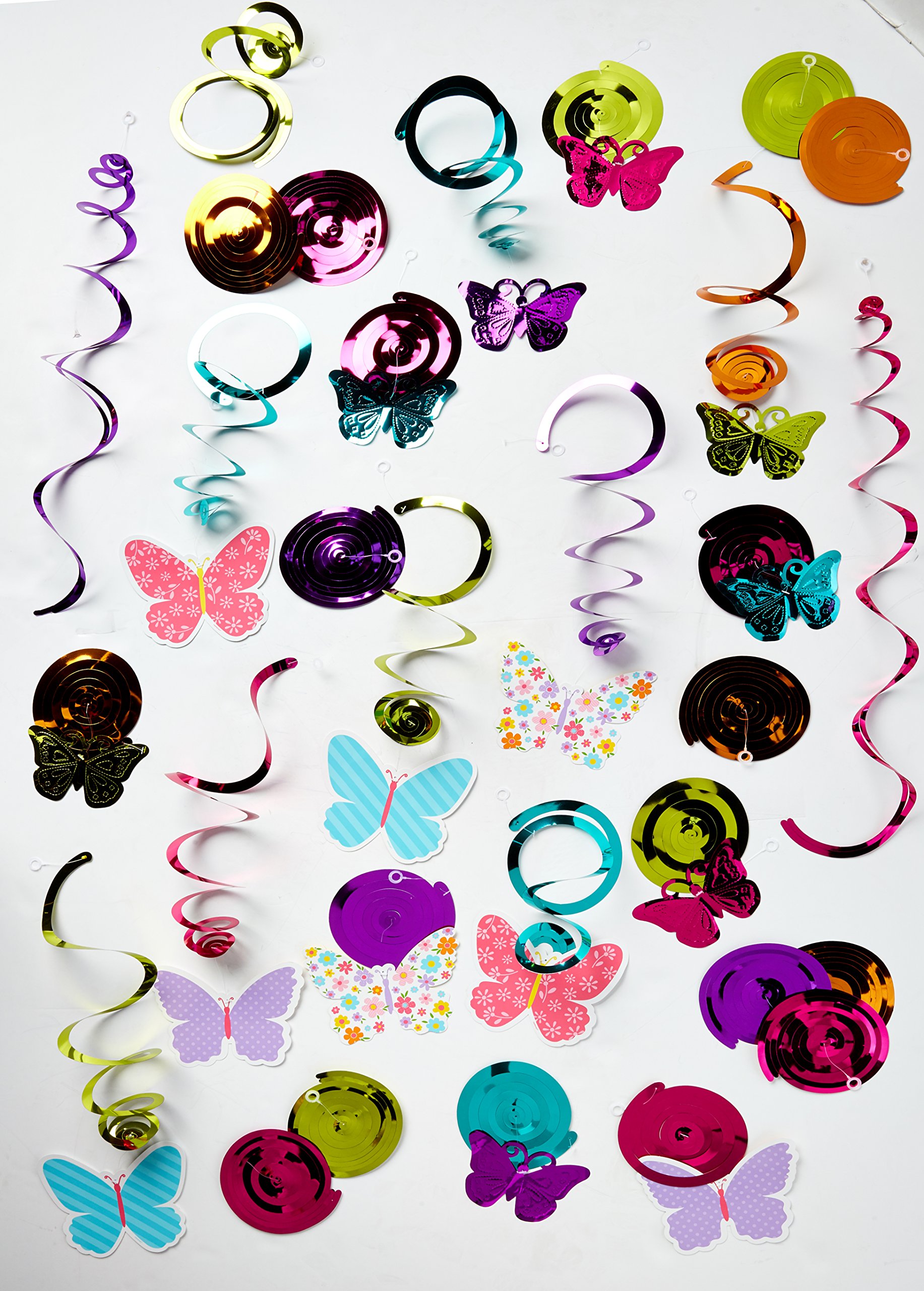 amscan Remolino Artículo de decoración, Papel, Multicolor