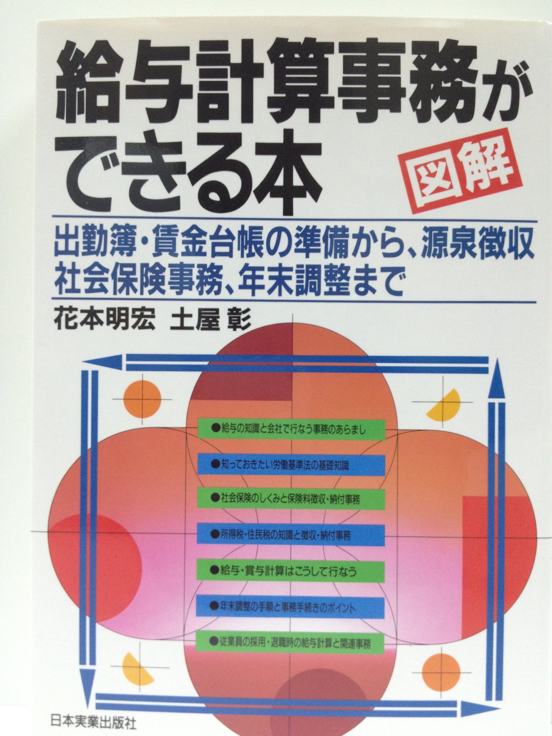 【中古】 図解給与計算事務ができる本 出勤簿・賃金台帳の準備から、源泉徴収、社会保険事務 〔２０００年〕/日本実業出版社/土屋彰（コンサルタント） 91x4bkVl8IL.jpg