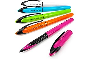 Uni-ball AIR Micro 0.7mm Rollerball Pen Assorted Barrels 5-pack