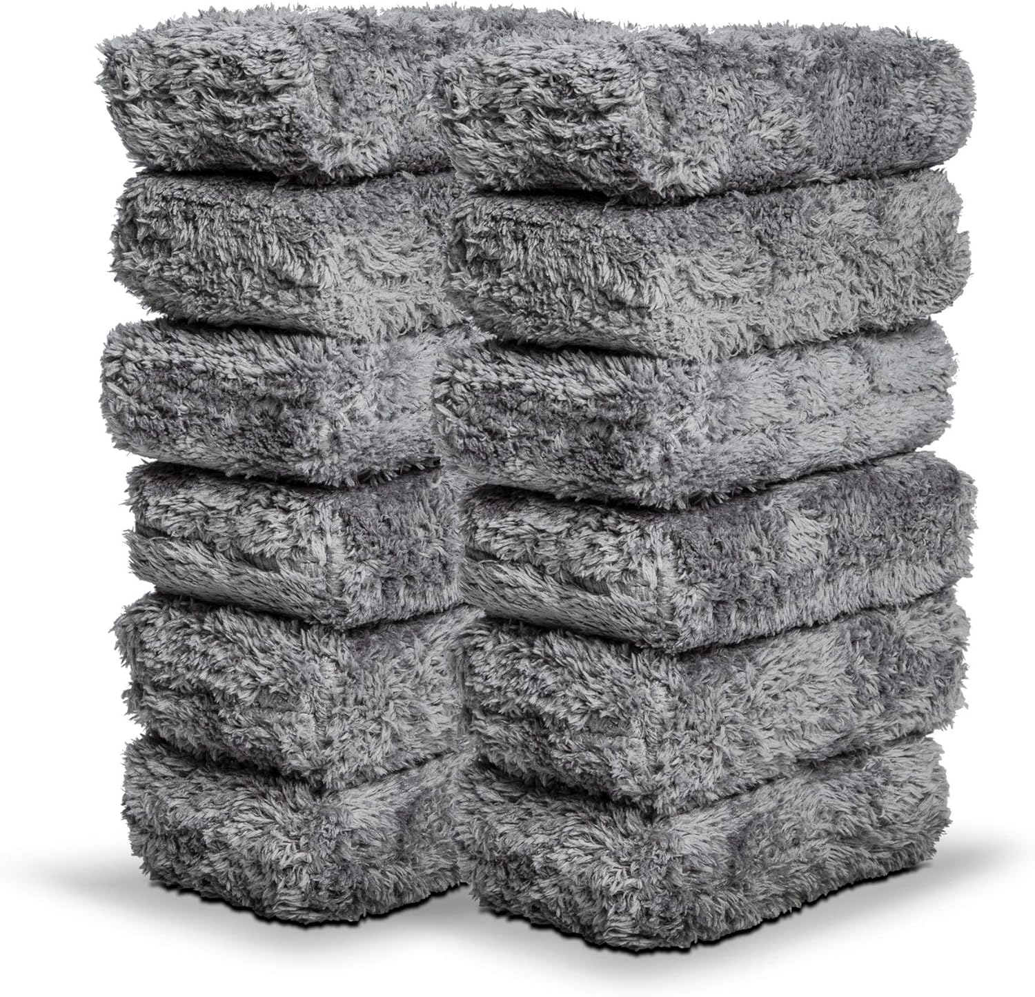 Adam's Polishes Plush Microfiber Applicator Pad (12 Pack) – Microfiber Sponge Car Detailing Applicators | Use with Ceramic Coating for Cars, Car Wax, Paint Sealants, Compound, Polish, Glazes & More