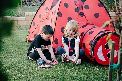 Miniatura 9 de Pacific Play Tents Combo de tienda de campaña y túnel de gateo para niños para diversión en interiores y exteriores