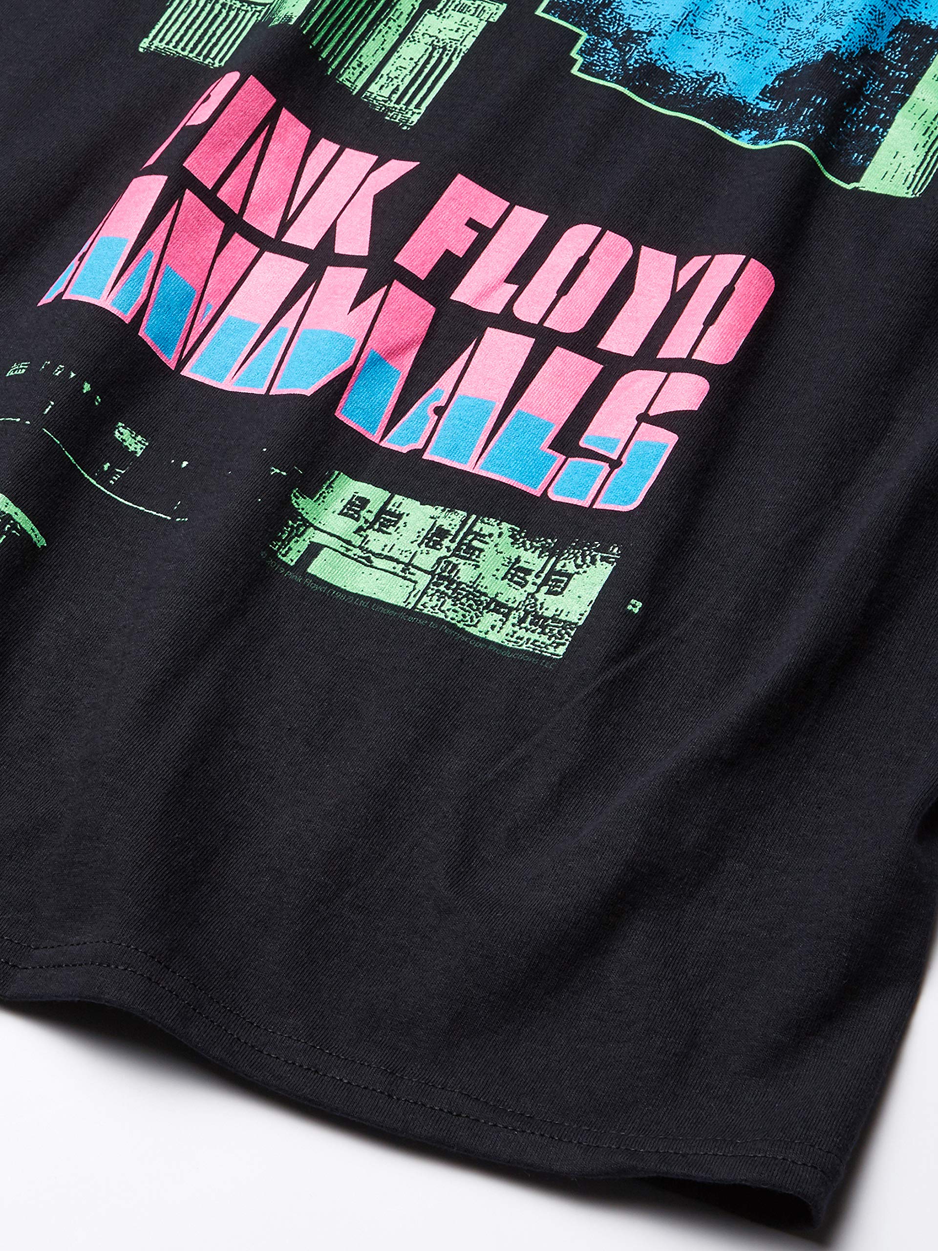 Liquid Blue Camiseta Unisex con Estampado Vintage de Pink Floyd Animals Blacklight