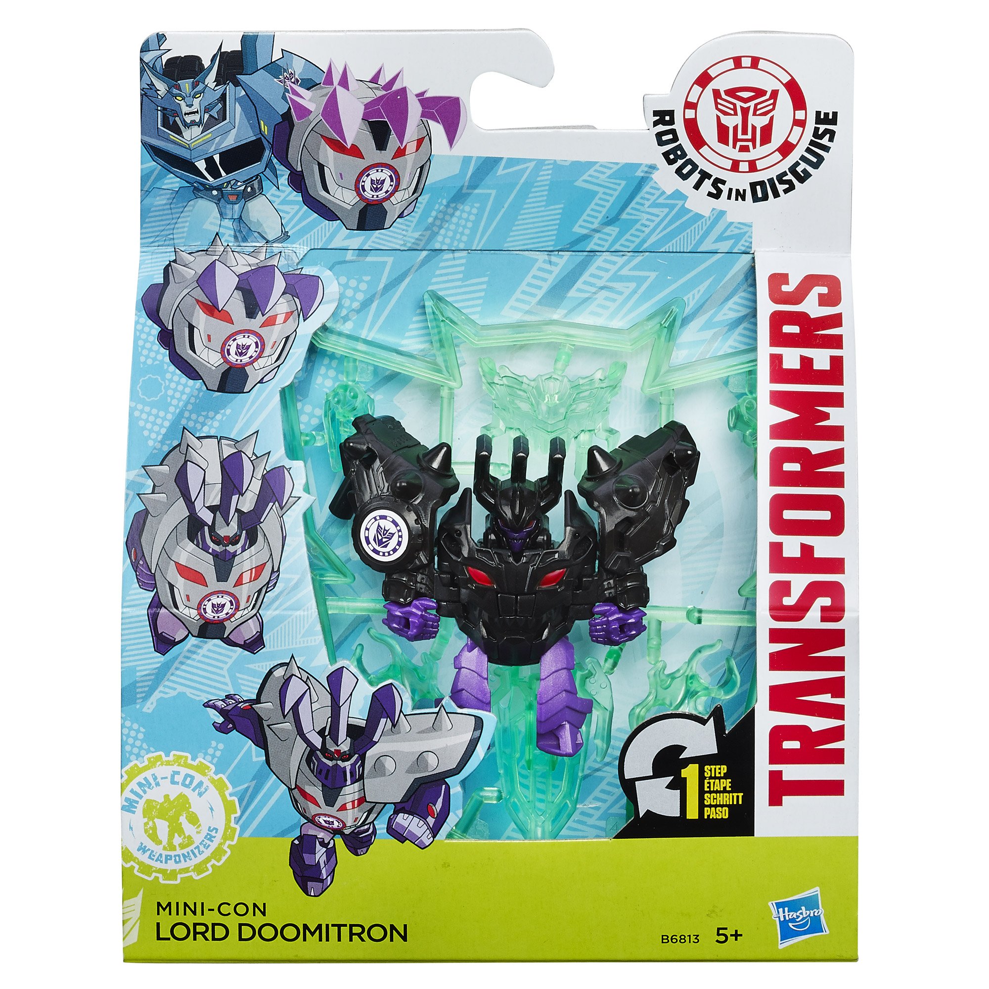 Hasbro Transformers Robots In Disguise Mini-Con Deployers, Figura Trasformabile Con Armi E Accessori, Per Bambini Dai 5 Anni In Su
