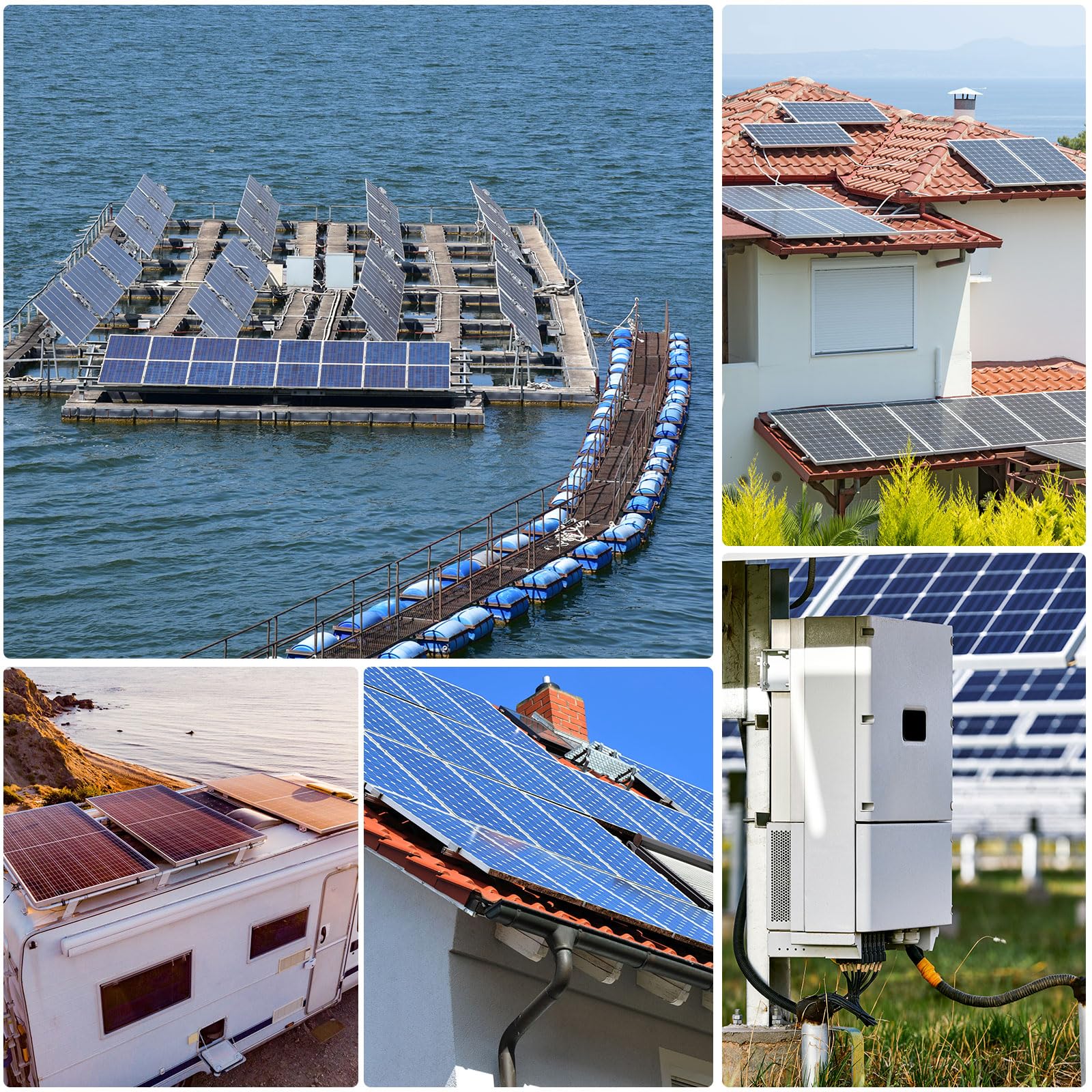 sourcing map Solarkabel 10mm² Verlängerung 3 Meter Verzinnten Kupfer 1500V Photovoltaik Kabel mit 2 x Schraubenschlüssel & 1 Paar Solarpanel Stecker für Solarpanel Wechselrichter Laderegler