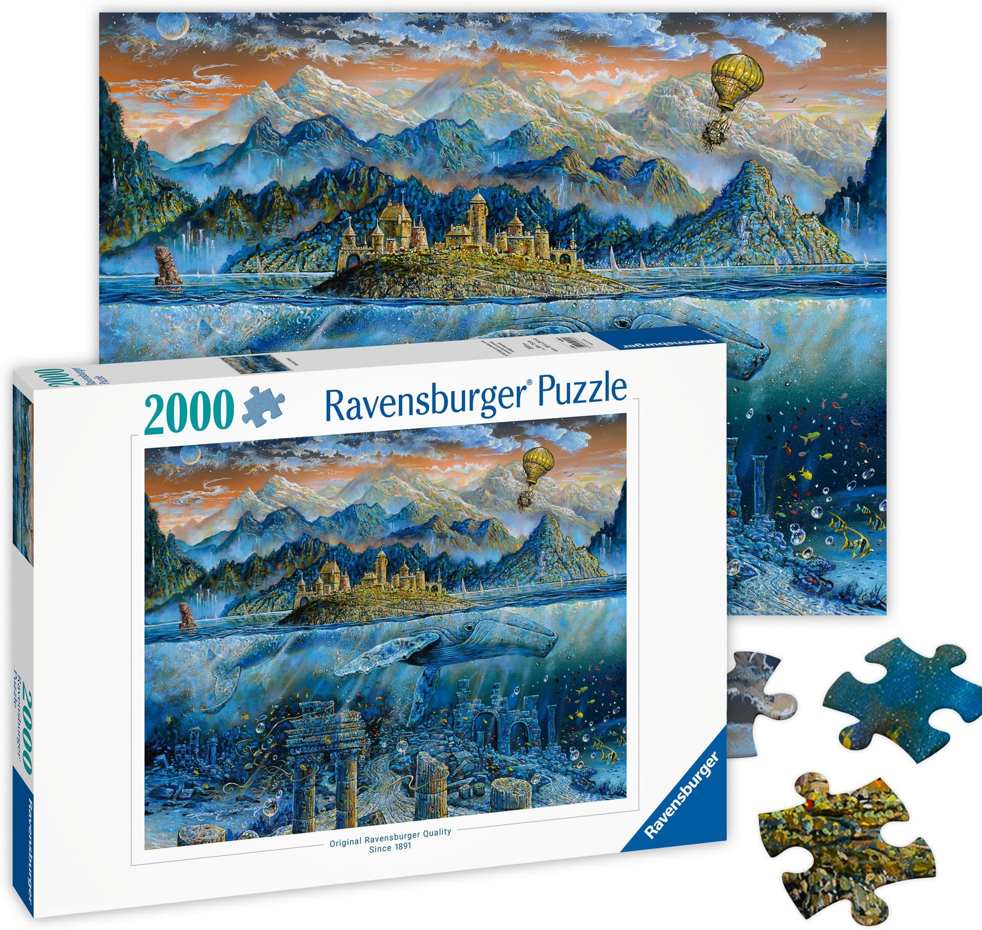 Ravensburger Puzzle - Wise Whale, 2.000 piese (16464)