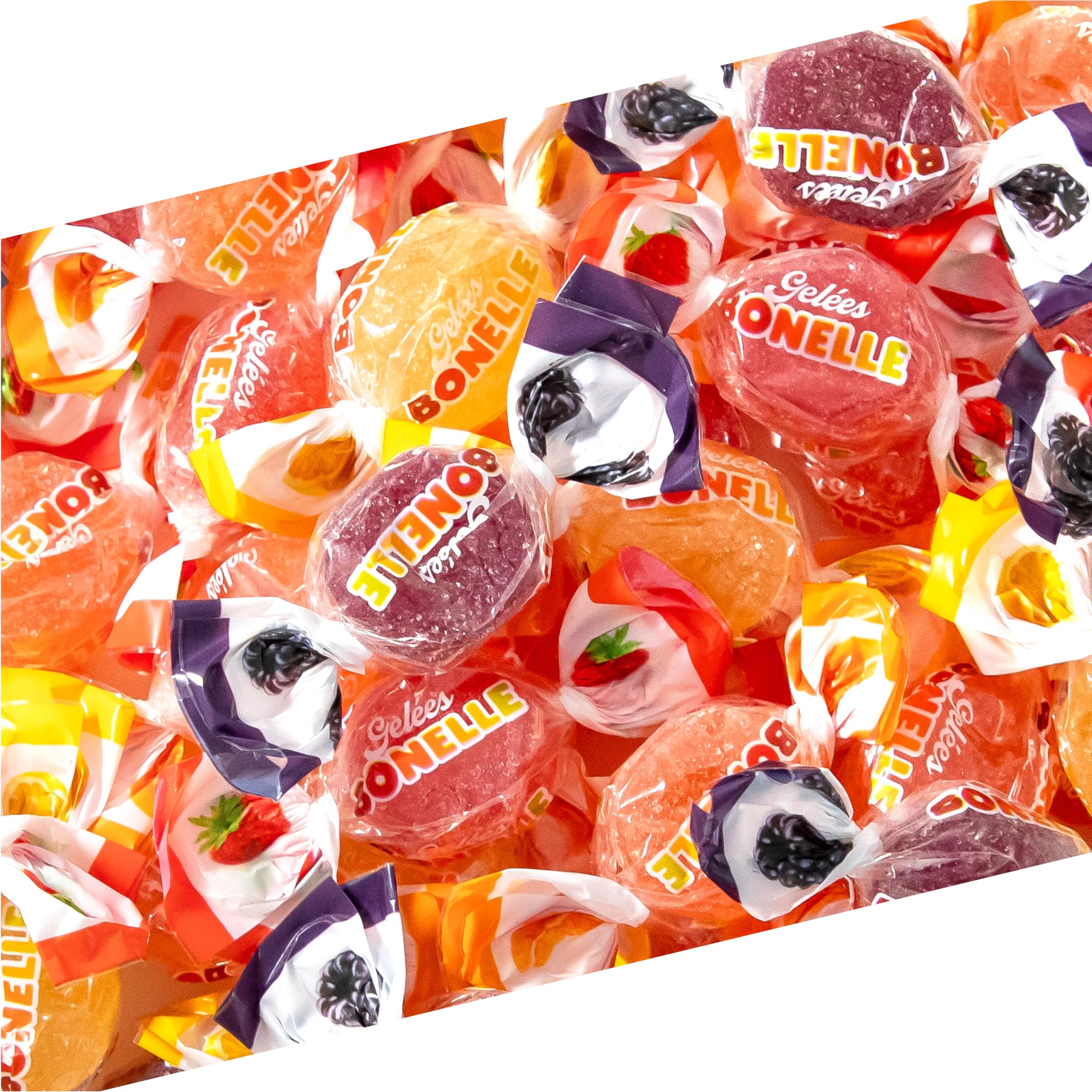 Amazon.com : Bonelle Italian Fruit Jelly Candy | 1 Pound Bag