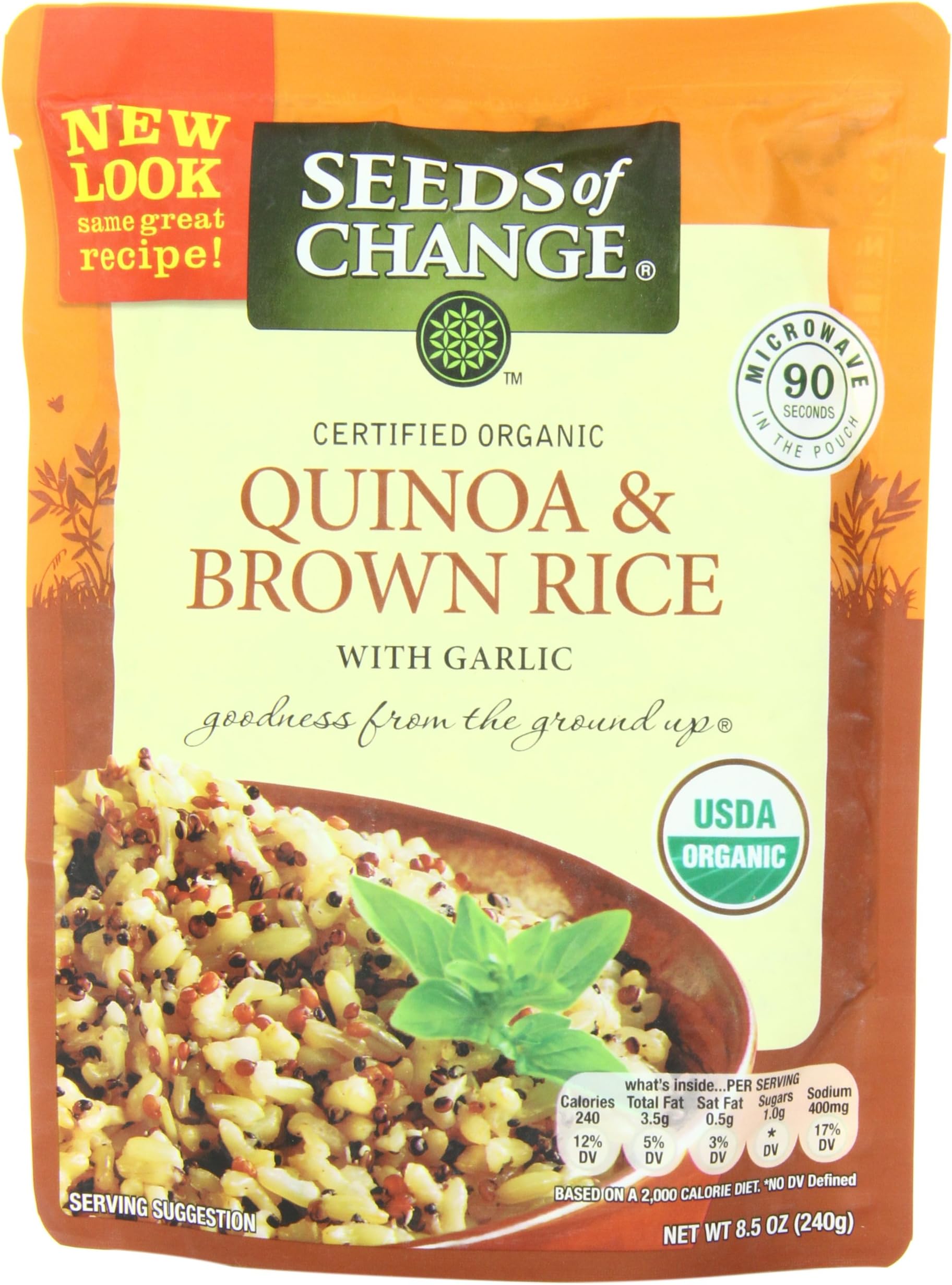 Organic Quinoa & Brown Rice, 8.5 Ounce (Pack of 4)
