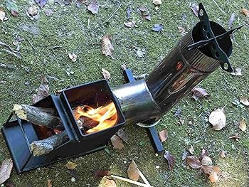 焚火アタッシュ『わんこ』 ロケットストーブ 防災セット | アルミケース付き