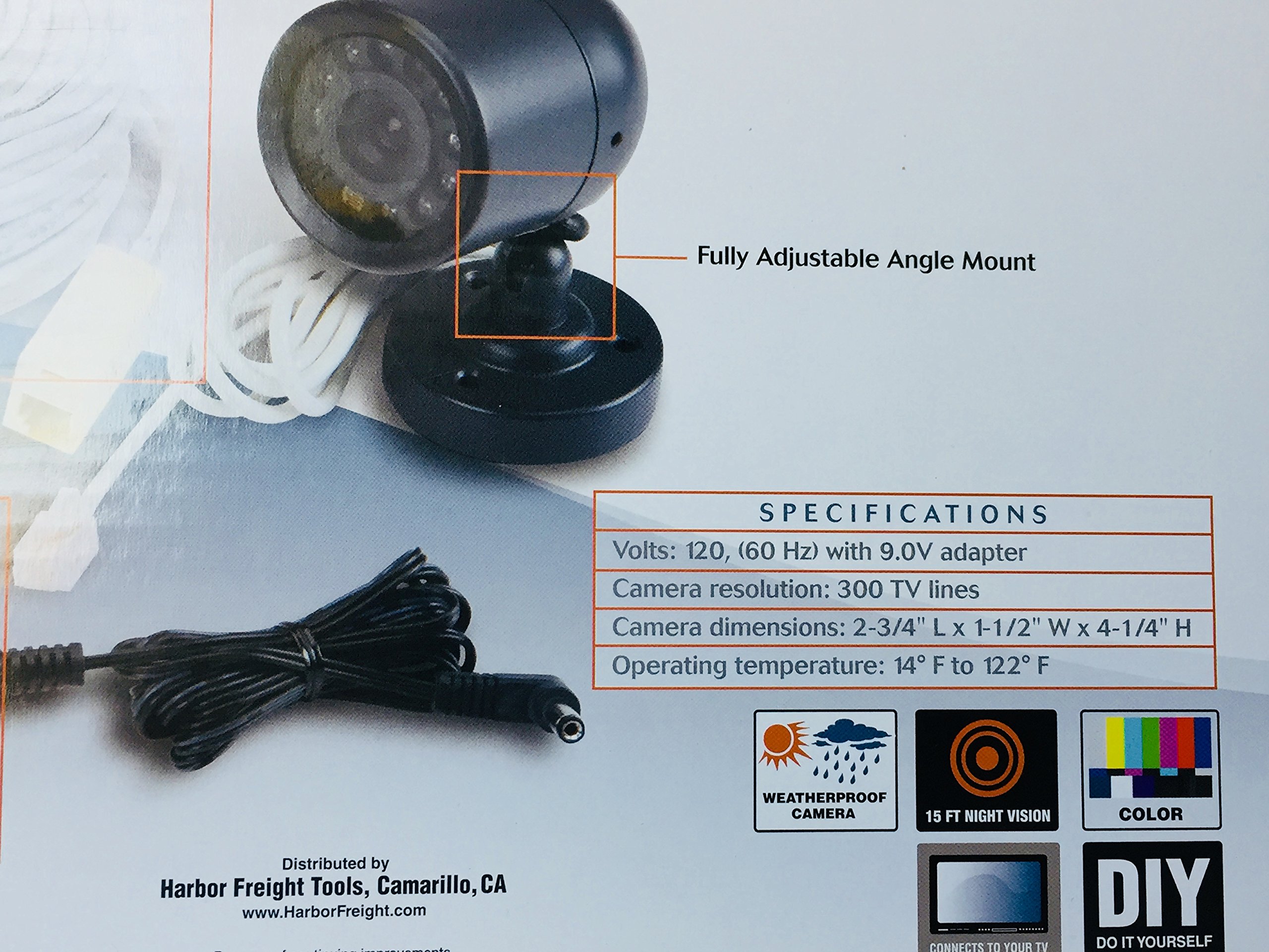 Amazon.com : Weatherproof Color Security Camera with Night Vision : Bullet  Cameras : Electronics