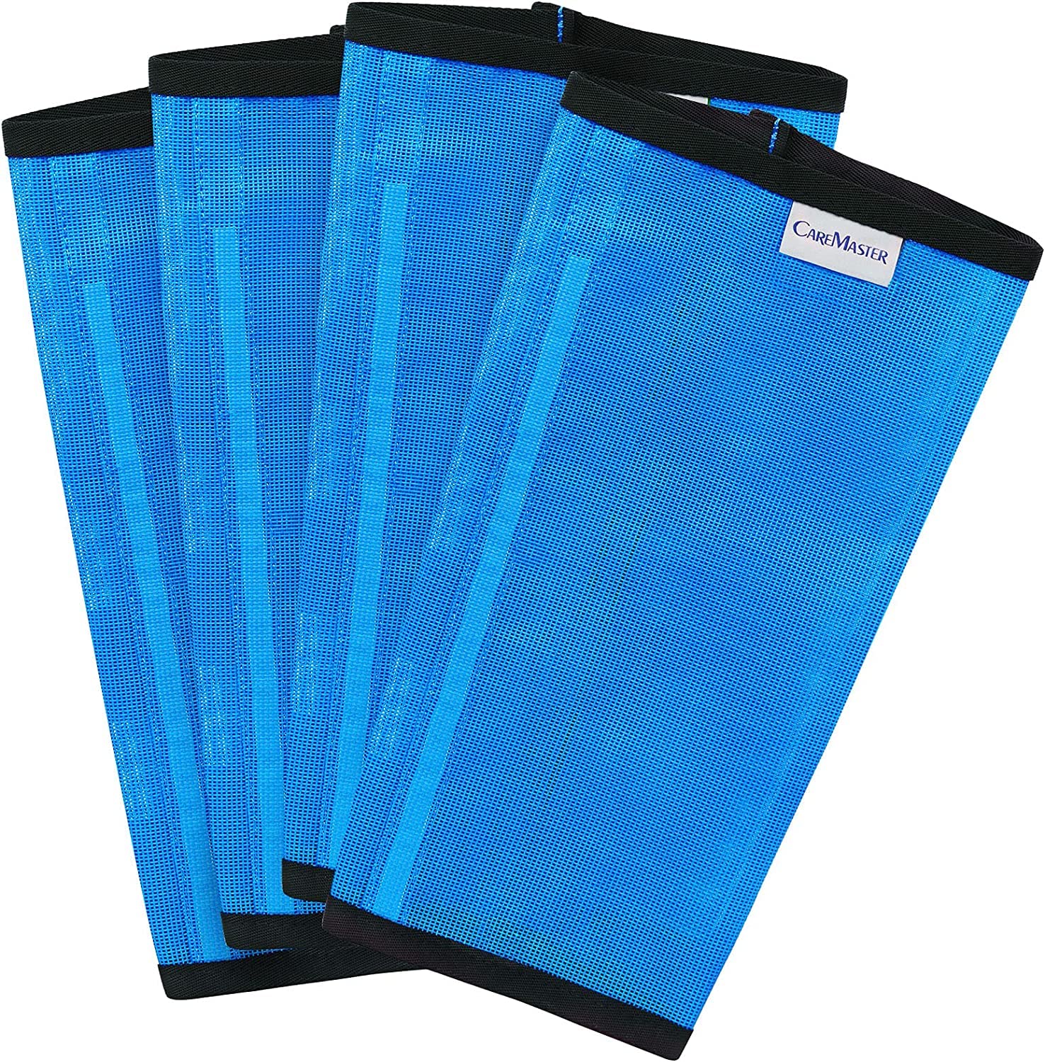 CareMaster Mesh Fly Boots for Horse Set of 4-Sky Blue