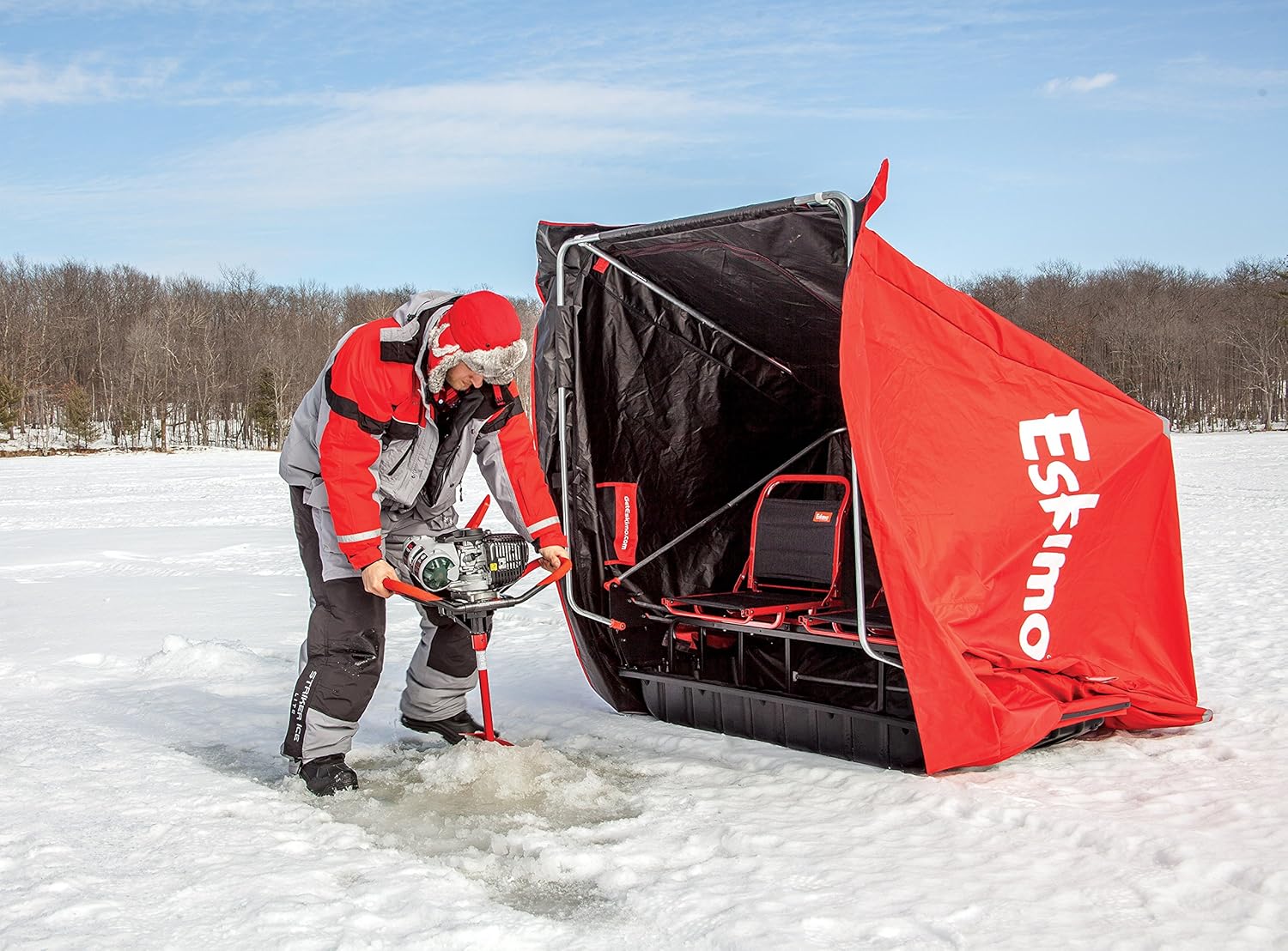 sled ice shelters