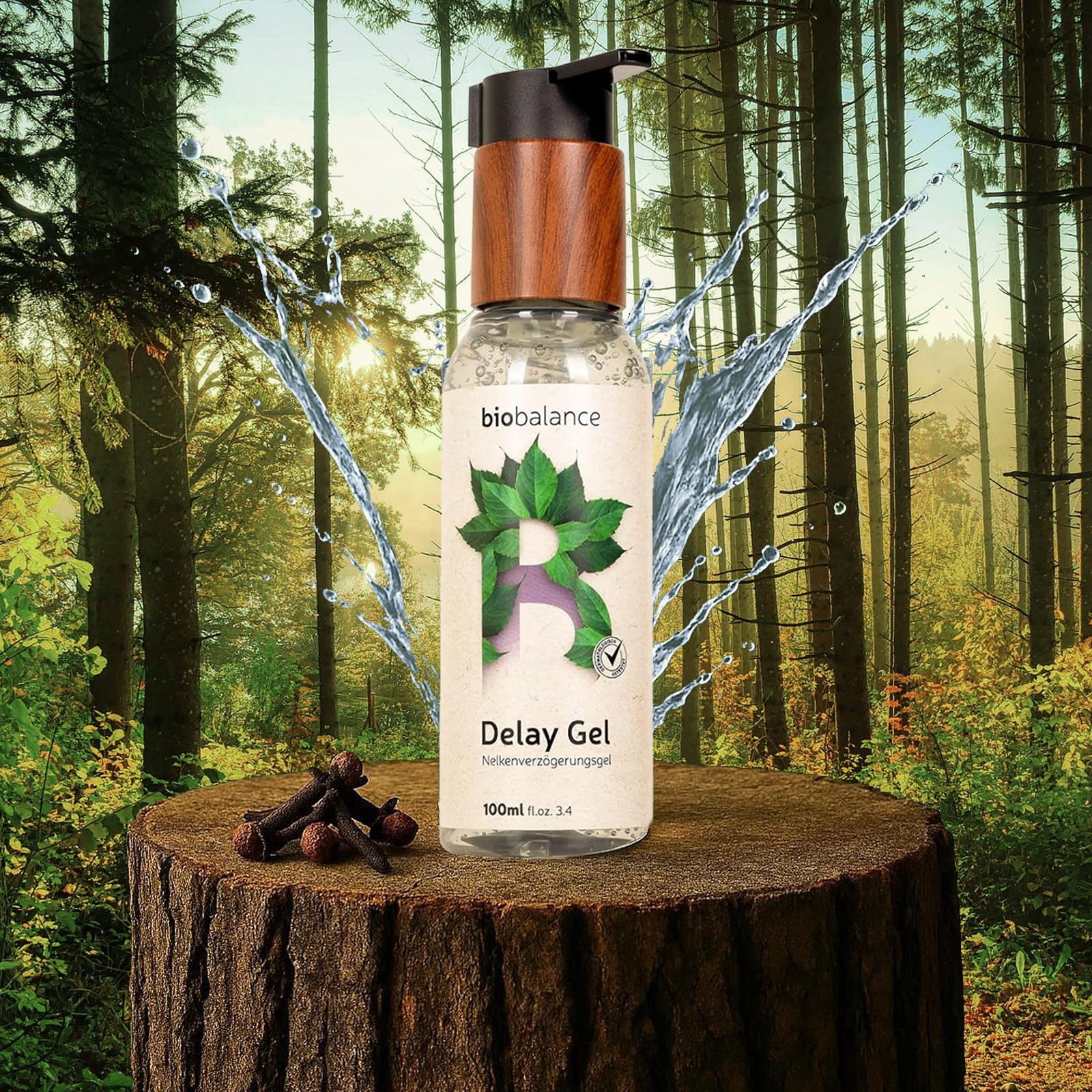 BIO BALANCE Clove Delay Gel Potenz-hilfe-mittel zur Verzögerung des Orgasmus und eine lange harte Erektion lange Sex Ausdauer 100 ml in recycelter Flasche (Packung mit 3)