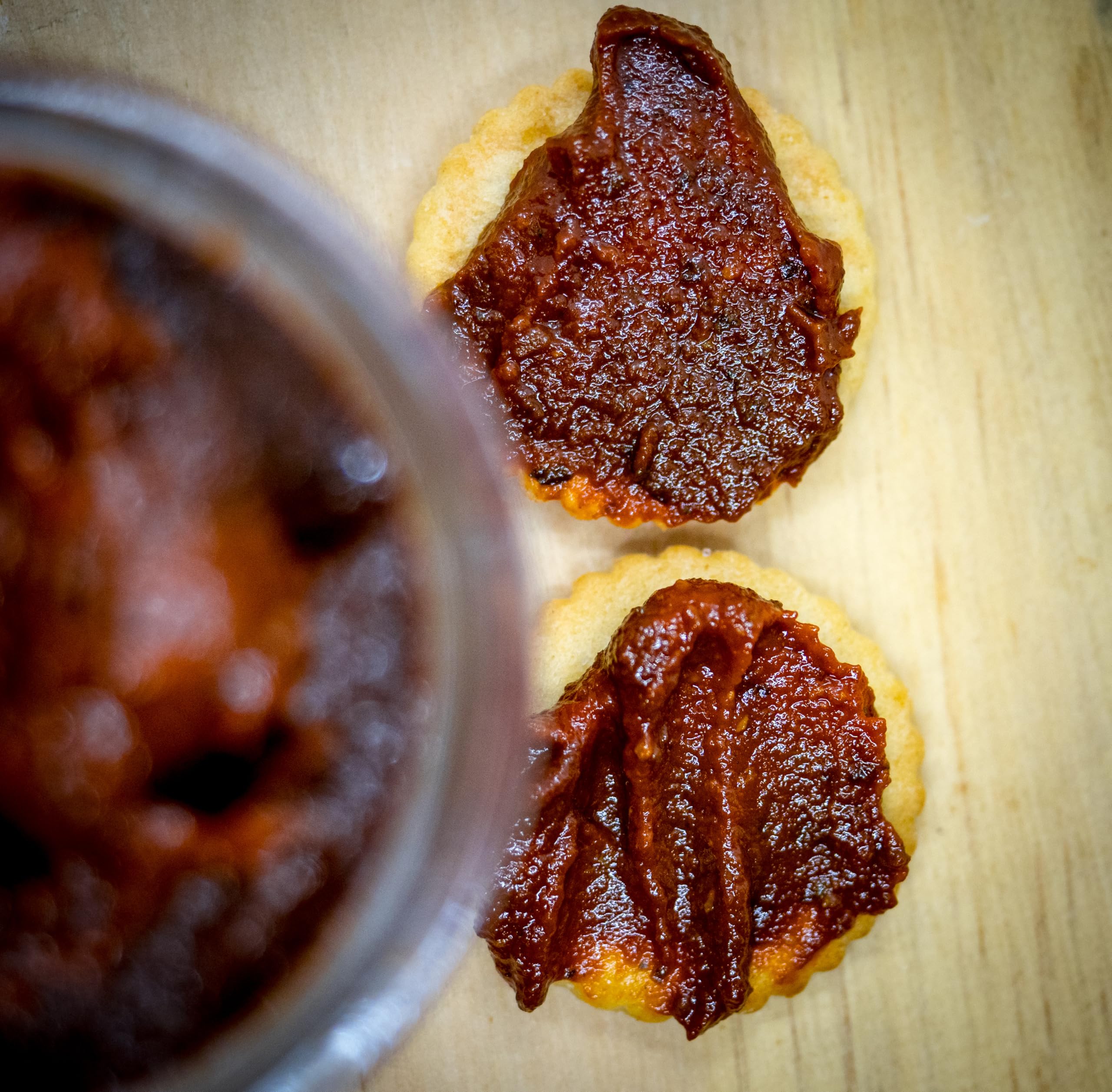 Paté de Tomate Seco (Pack 4 x 115g) - Nuestro mejor Paté de Tomates Secos Artesana par Untar- Aperitivo Gourmet Vegano - Ideal para Tostadas, Pasta y Tapas