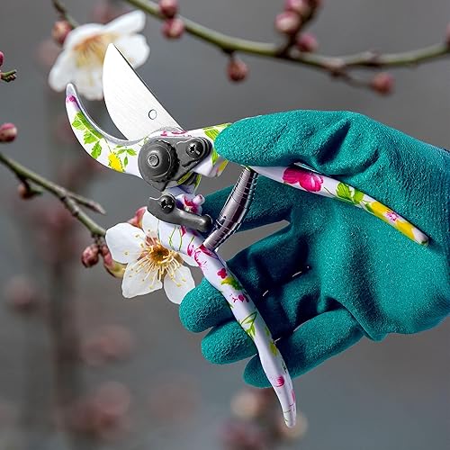 Miniatura 6 de Herramientas de jardinería - Juego de herramientas de jardinería de alta calidad, herramientas de mano resistentes con bolsa organizadora de