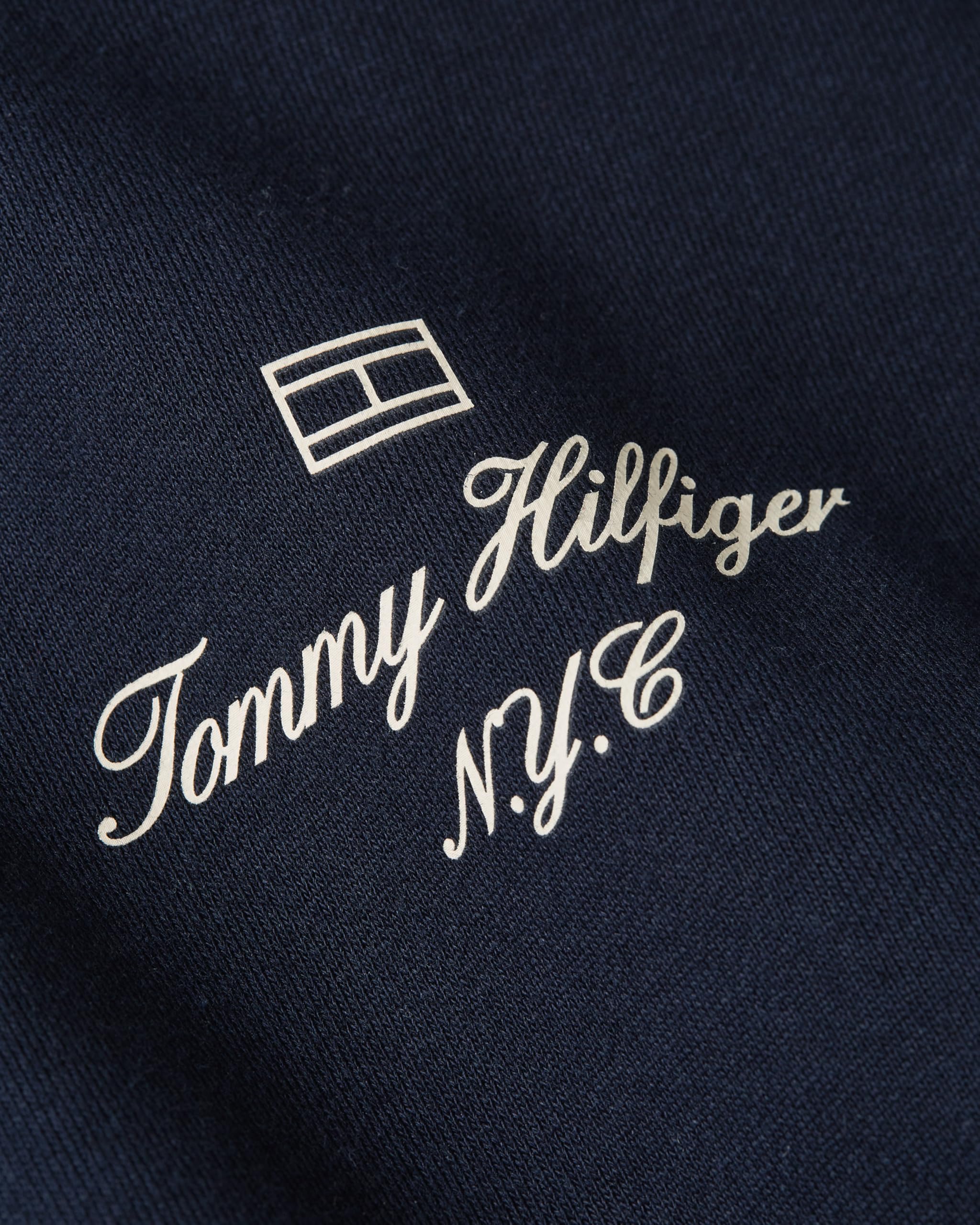 Tommy Hilfiger Outline Flag Script Hoodie Mw0mw39372 Sudadera con Capucha Hombre (Pack de 1)