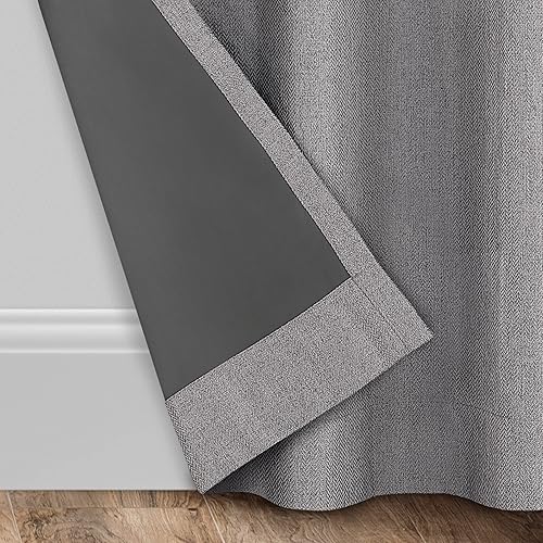 Miniatura 53 de Eclipse Cannes Magnitech - Cortina 100 % opaca con dobladillo para barra, cierre magnético sin costuras para dormitorio, sala de estar o guardería