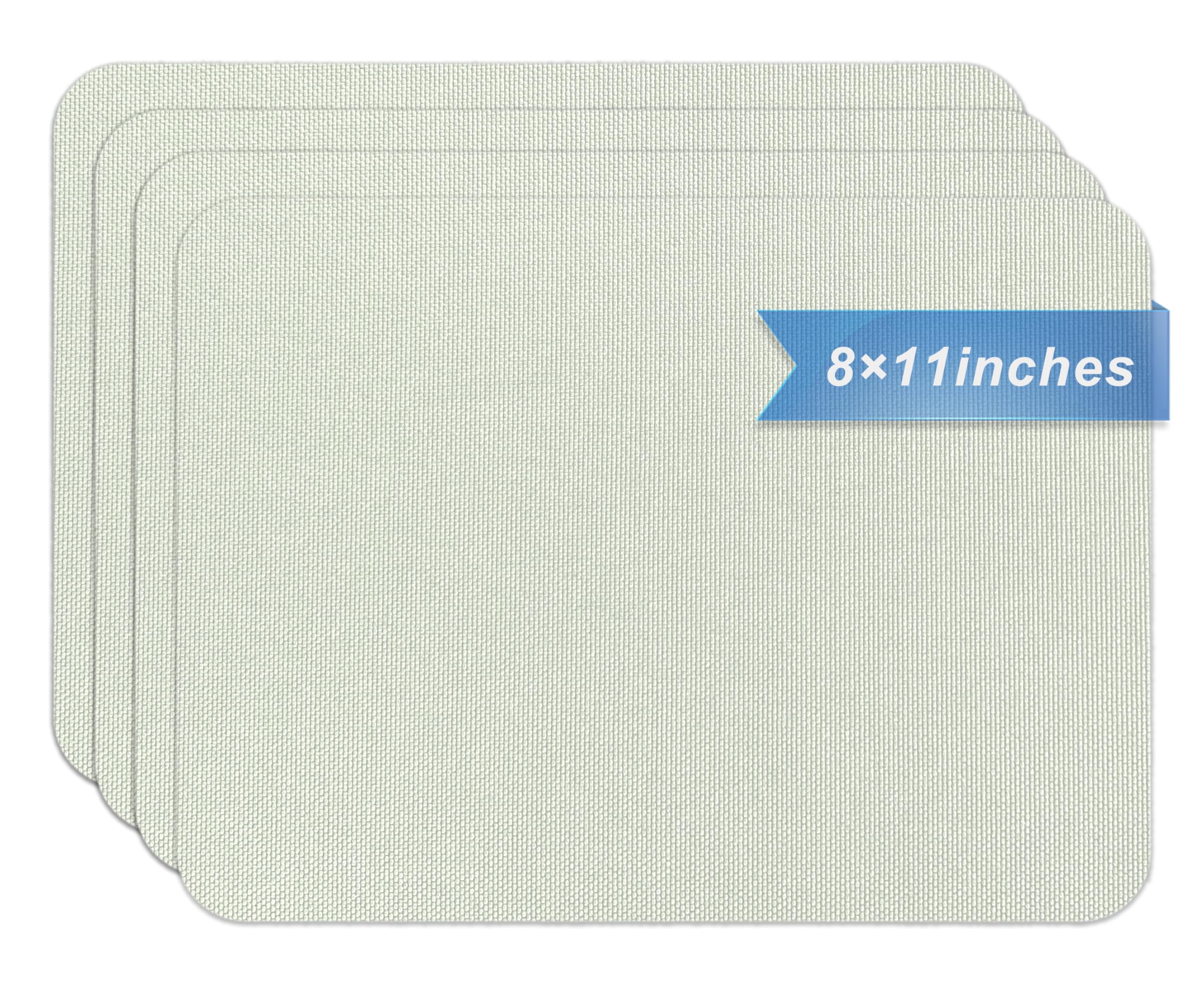 Azobur Canvas Fabric Iron-on Patches 8" x 11", Waterproof Tenacious Adhesive Tape Iron-on Patch for Tent, Clothing, Backpack, Luggage,Boat Cover,