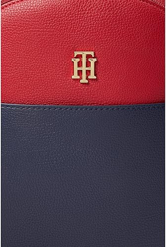 Miniatura 4 de Tommy Hilfiger Antonella II - Mochila pequeña de PVC azul marinorojopiedra, talla única, Azul marinorojopiedra, Antonella Ii-pequeña